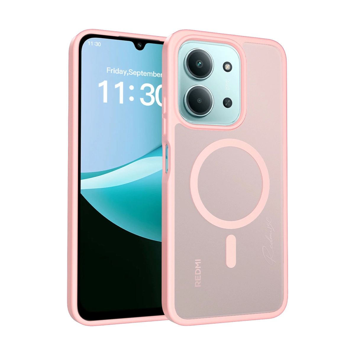 EVIMDEYOKYOK Joko Xiaomi Redmi 15c 4g Jota Magsafe Kapak - Pudra Telefon Kılıfı Altin