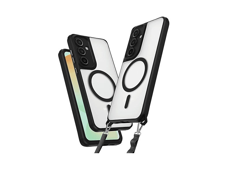 EVIMDEYOKYOK Samsung Galaxy S23 Fe Kılıf Enka Magsafe Silikon Kılıf - Siyah Telefon Kılıfı Çok Renkli