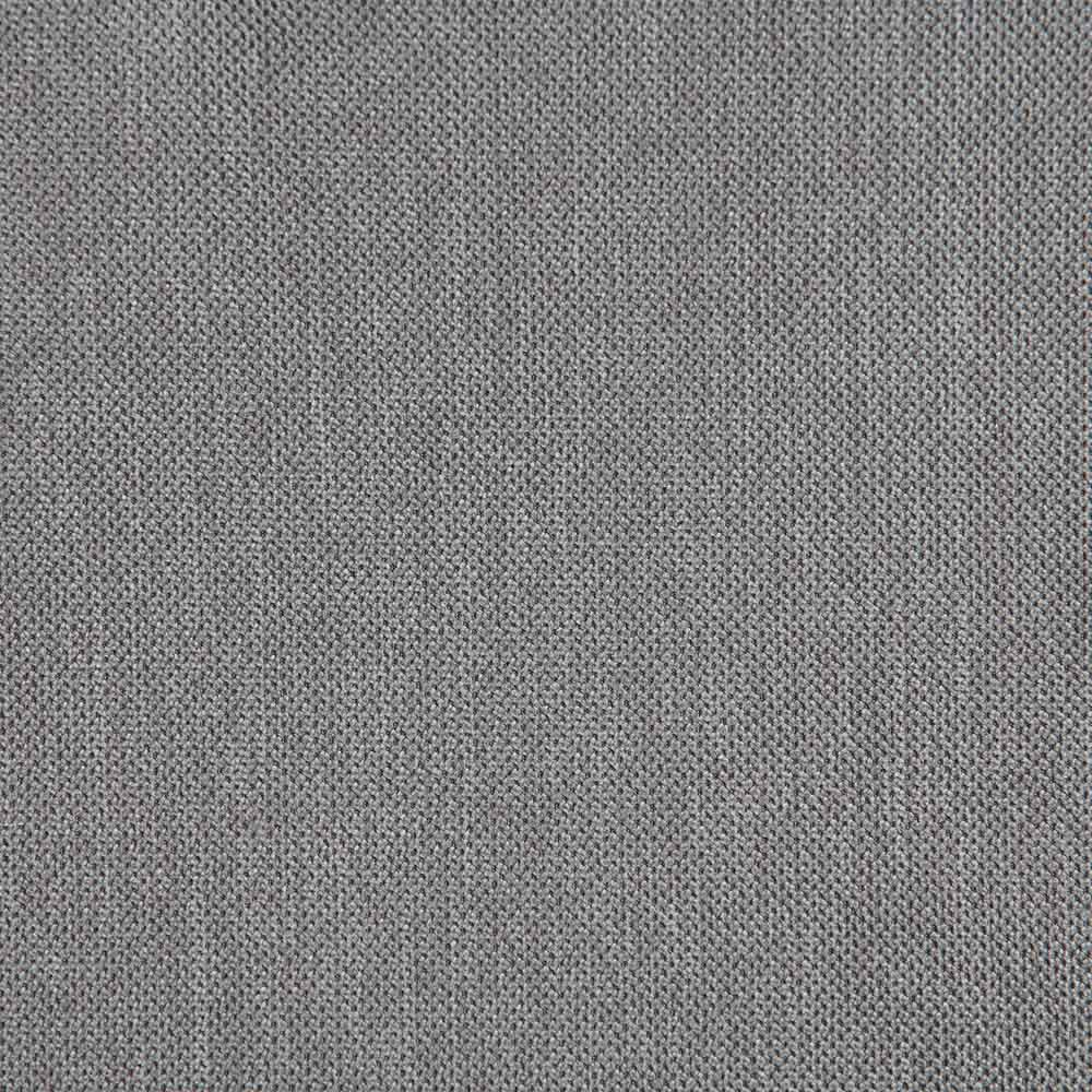Tela gris con una textura fina y uniforme.