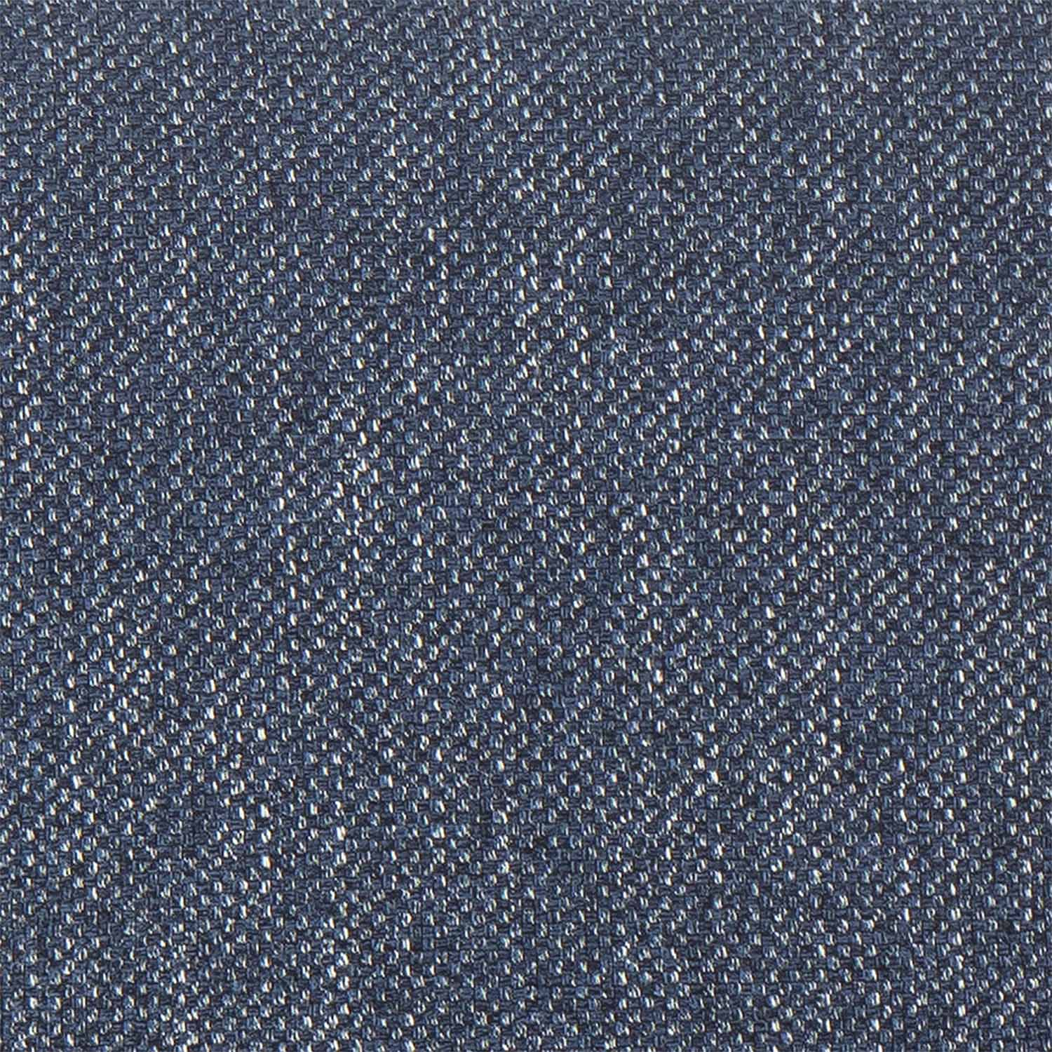 Tejido de mezclilla azul con textura tejida visible de hilos.