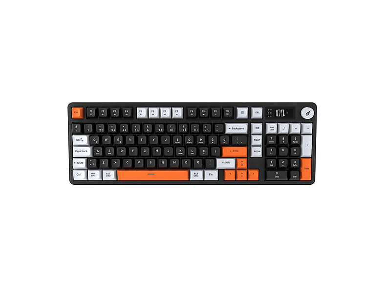 TORIMA Çoklu Bağlantılı RGB Işıklı Q TK15 Kablosuz Klavye Siyah