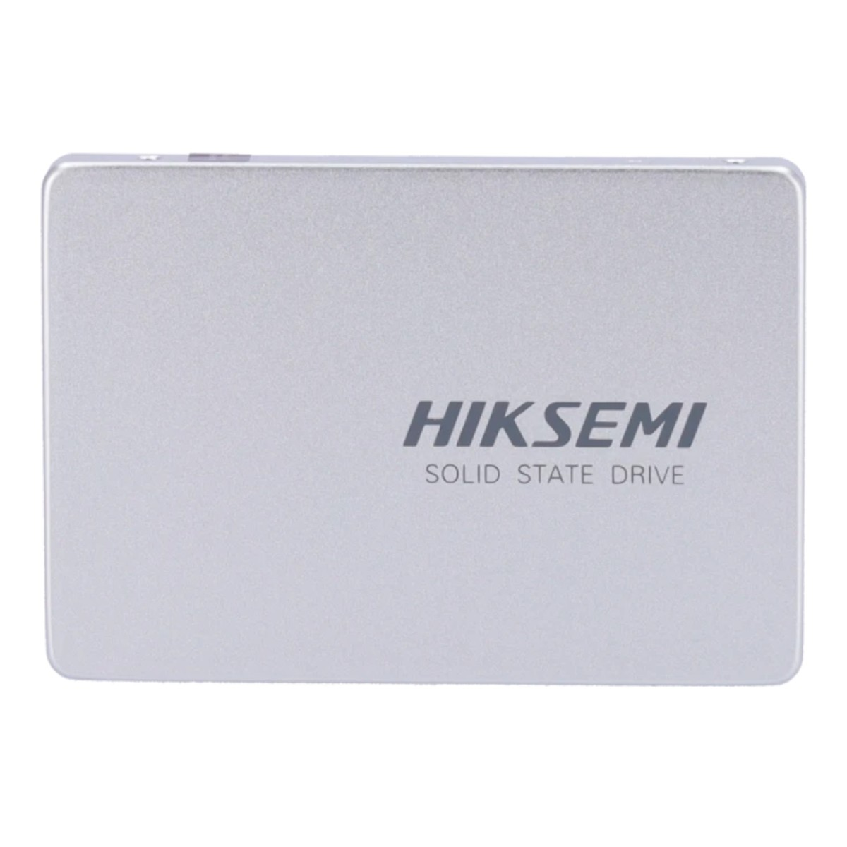 Un Solid State Drive (SSD) argentato con logo e testo HIKSEMI.