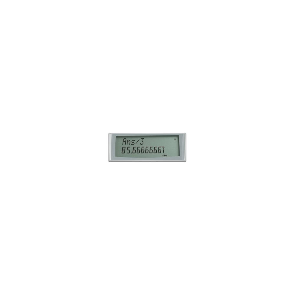Ein Taschenrechnerbildschirm zeigt "Ans/3" und "85.66666667" an.