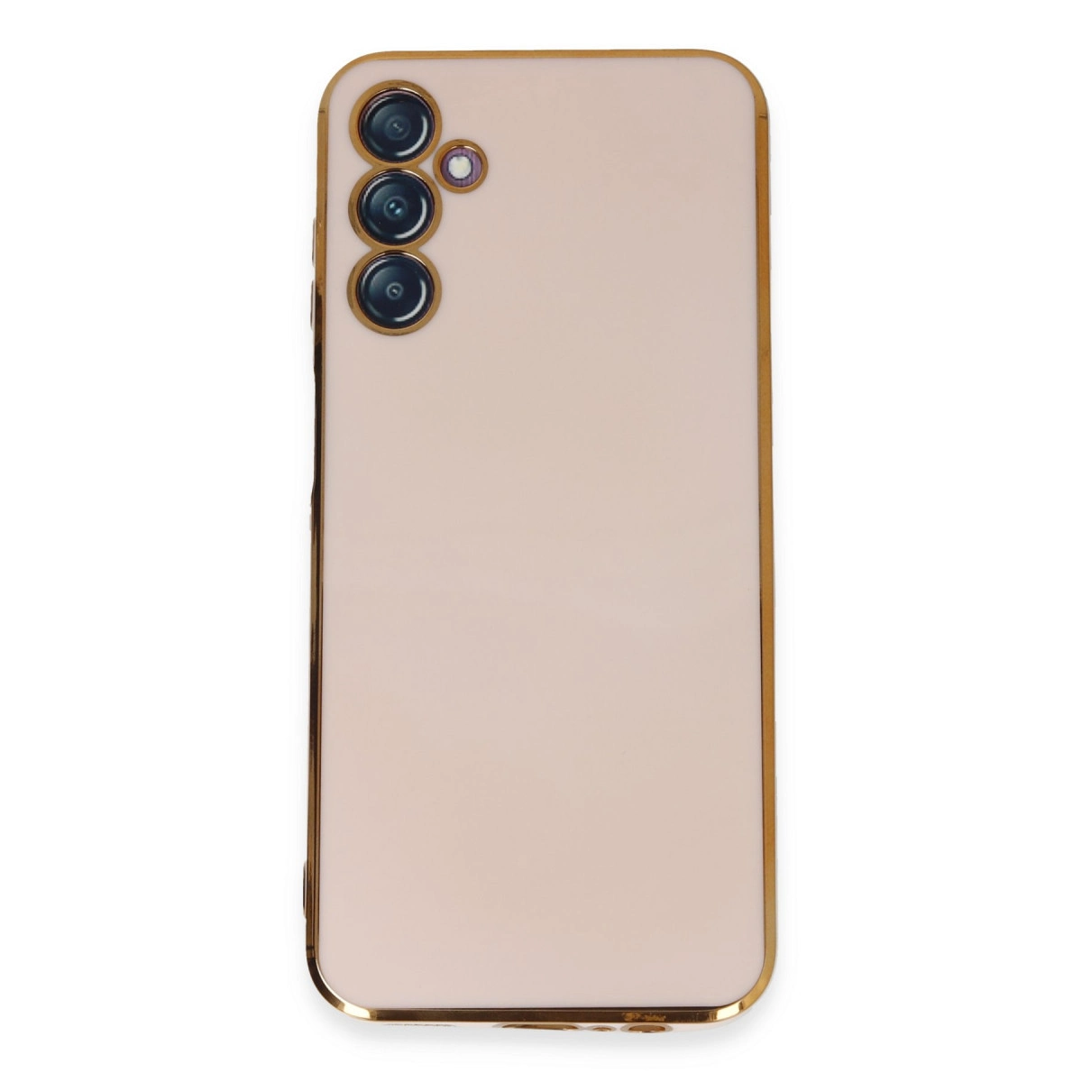 EVIMDEYOKYOK Samsung Galaxy M14 5G Uyumlu Volet Silikon Telefon Kılıfı Pembe