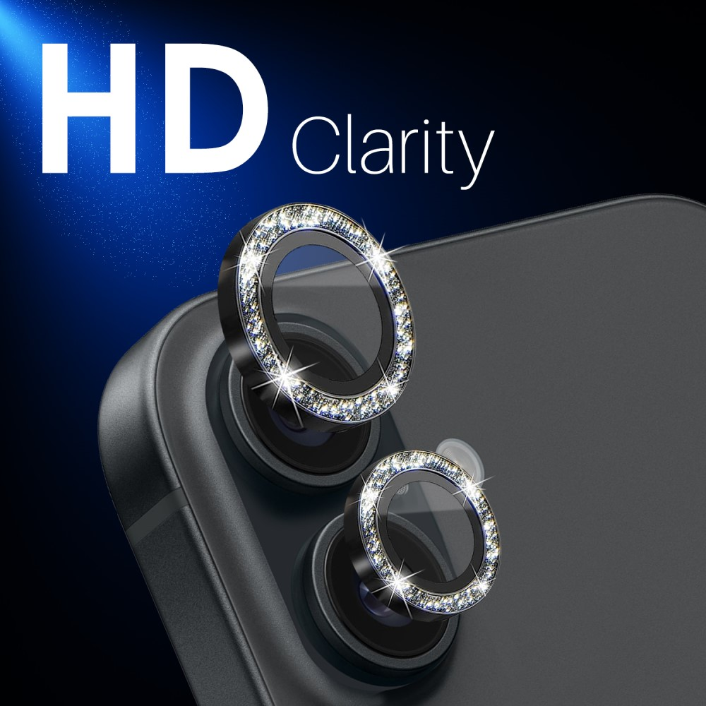 Clarté HD sur un smartphone avec deux objectifs photo ornés.