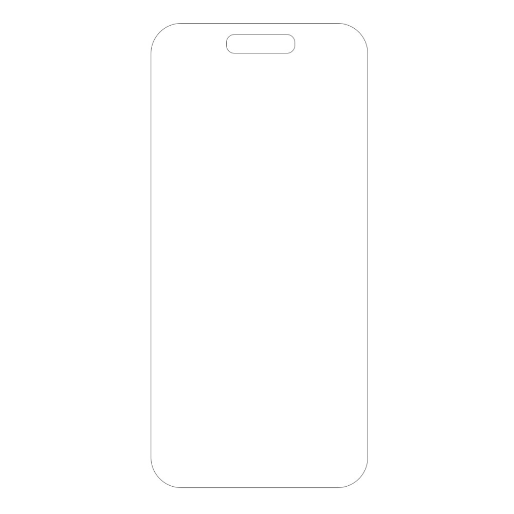 Une coque de téléphone blanche avec une découpe en haut.