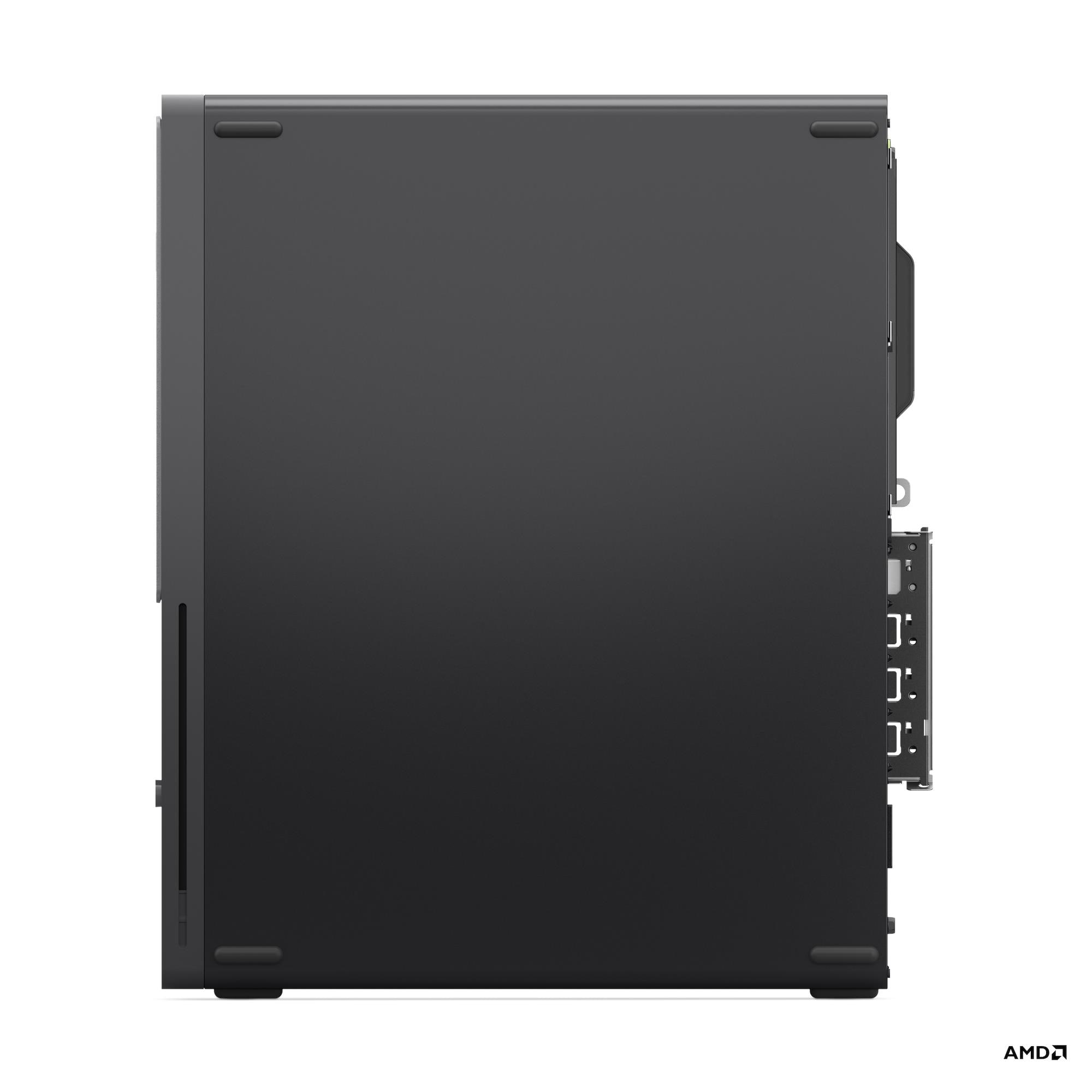 Case del computer nero visto di lato, con porte visibili sul lato destro.