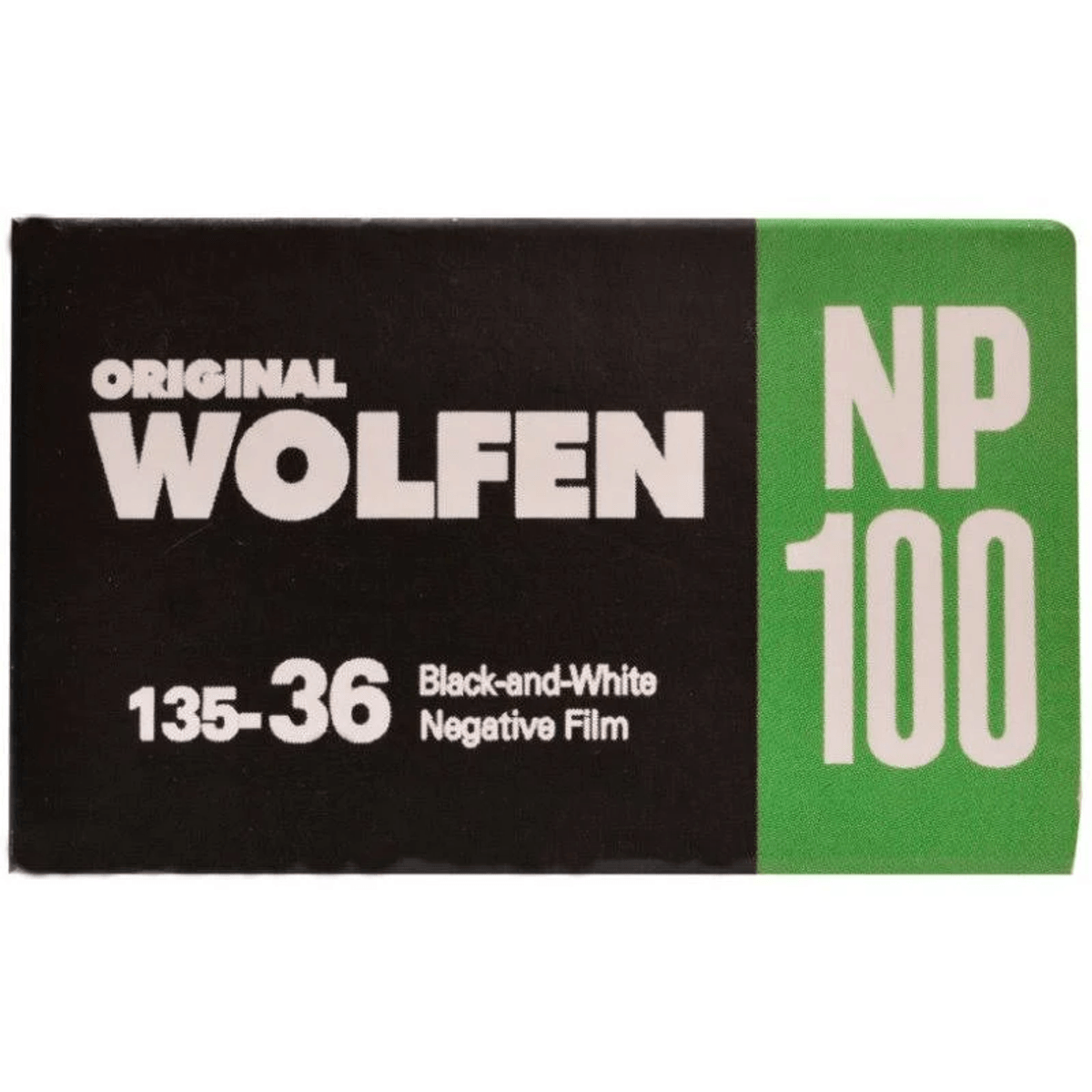 Película negativa en blanco y negro Original Wolffen NP 100 135-36.