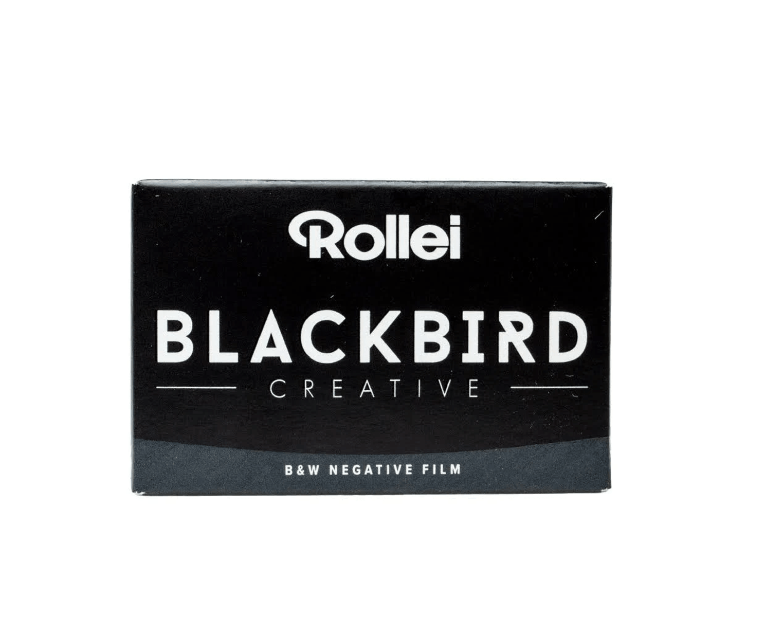 Embalaje de película negativa B&N Rollei Blackbird Creative negro.