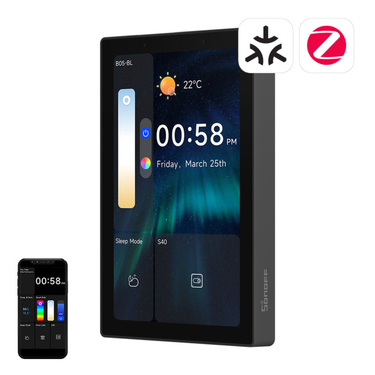 Panel sterowania ścienny SONOFF NSPanel Pro 120 Matter