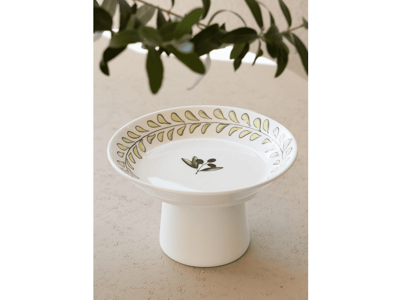THE MIA Olivos Ayaklı 20 cm Servis Tabağı