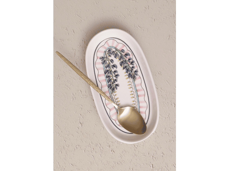 THE MIA Spring Oval 2'li 17 cm Servis Tabağı