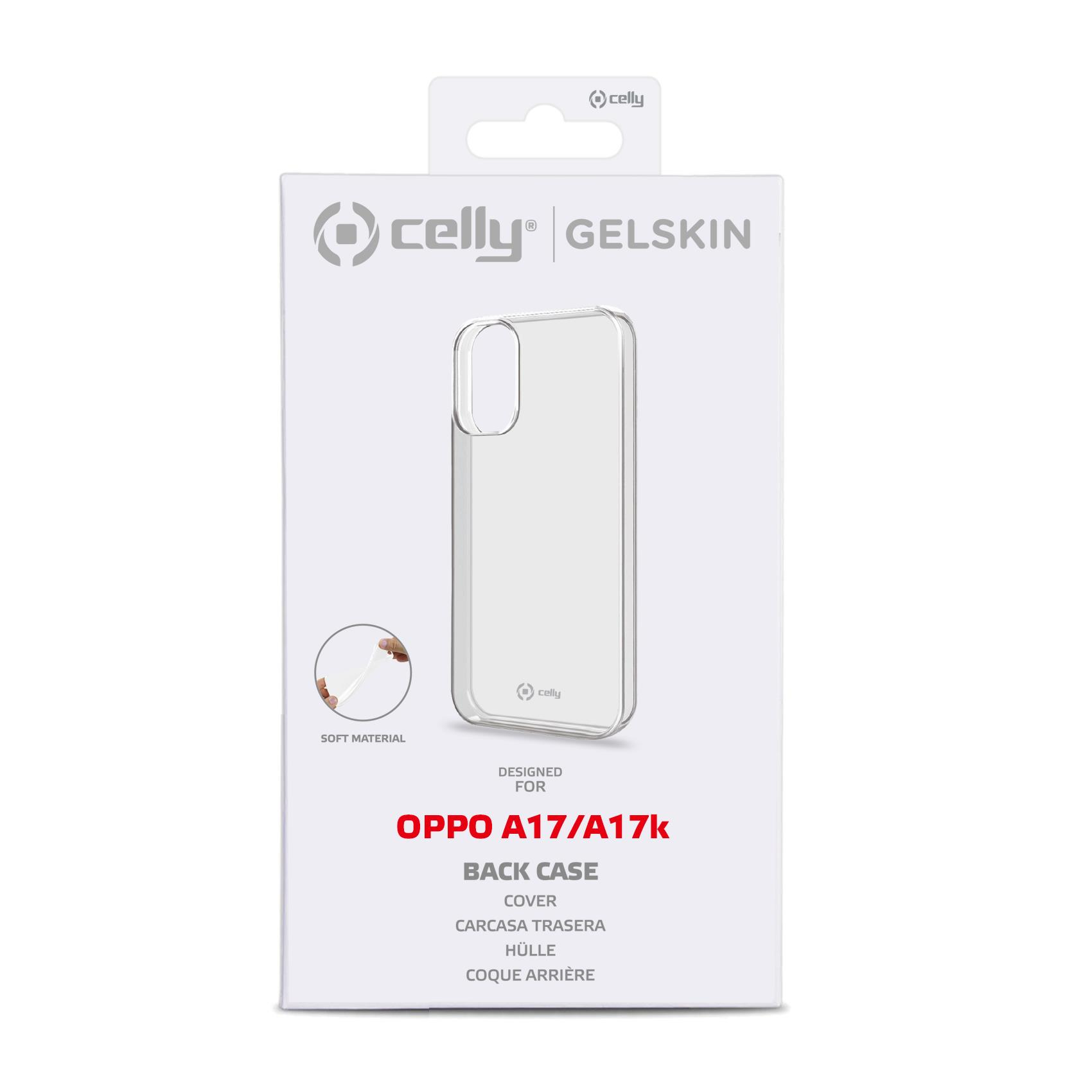 Transparente Handyhülle für Oppo A17/A17k, weiches Material