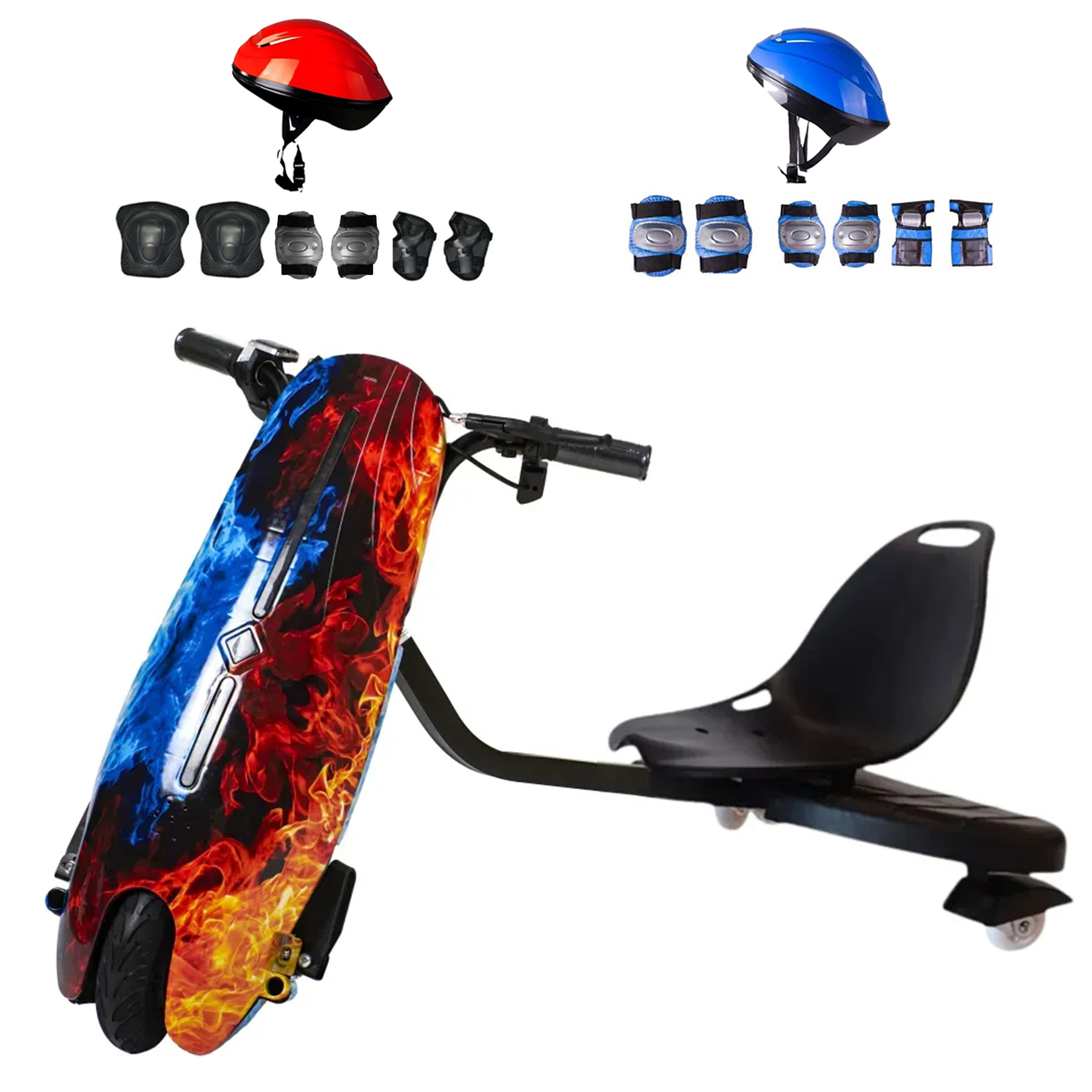 CITYMATE Drift Car Elektrikli Kaykay Bluetooth Ledli Koruma Ekipmanı D10 Hoverboard