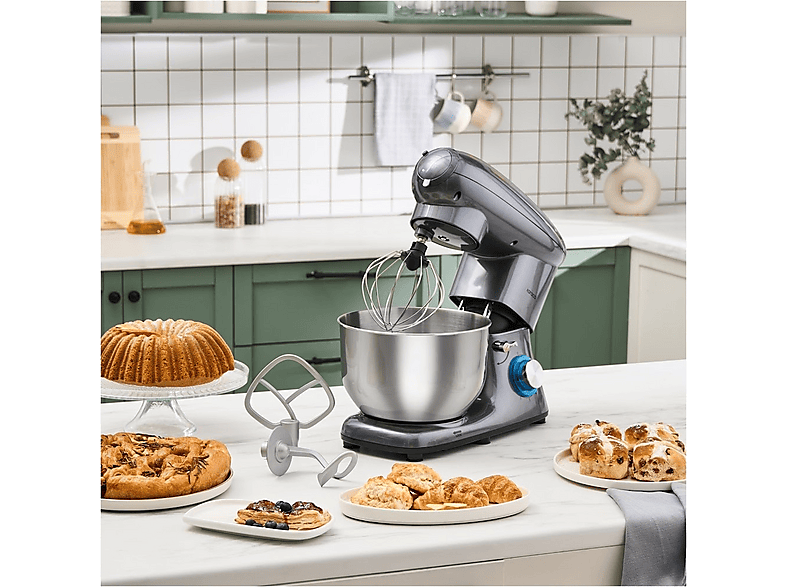 KARACA Multichef 5.5 L 1900 W Stand Mikser Antrasit