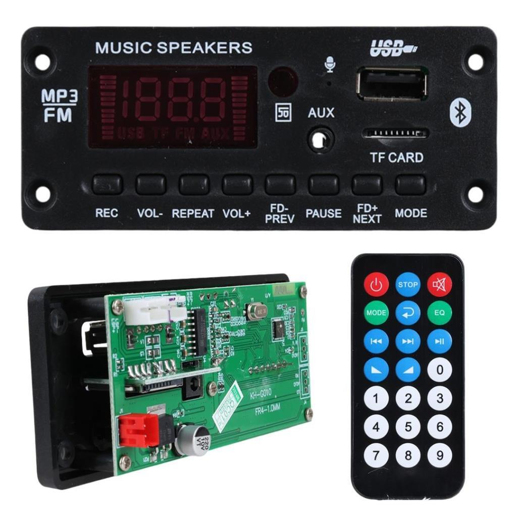 Müzik hoparlör devre kartı uzaktan kumanda, USB, TF kartı, AUX ile.