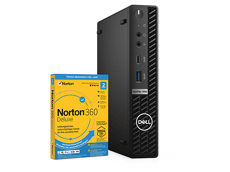 DELL OptiPlex 7090 Micro, Mini-PC mit Intel® Core™ i5 i5-11500T