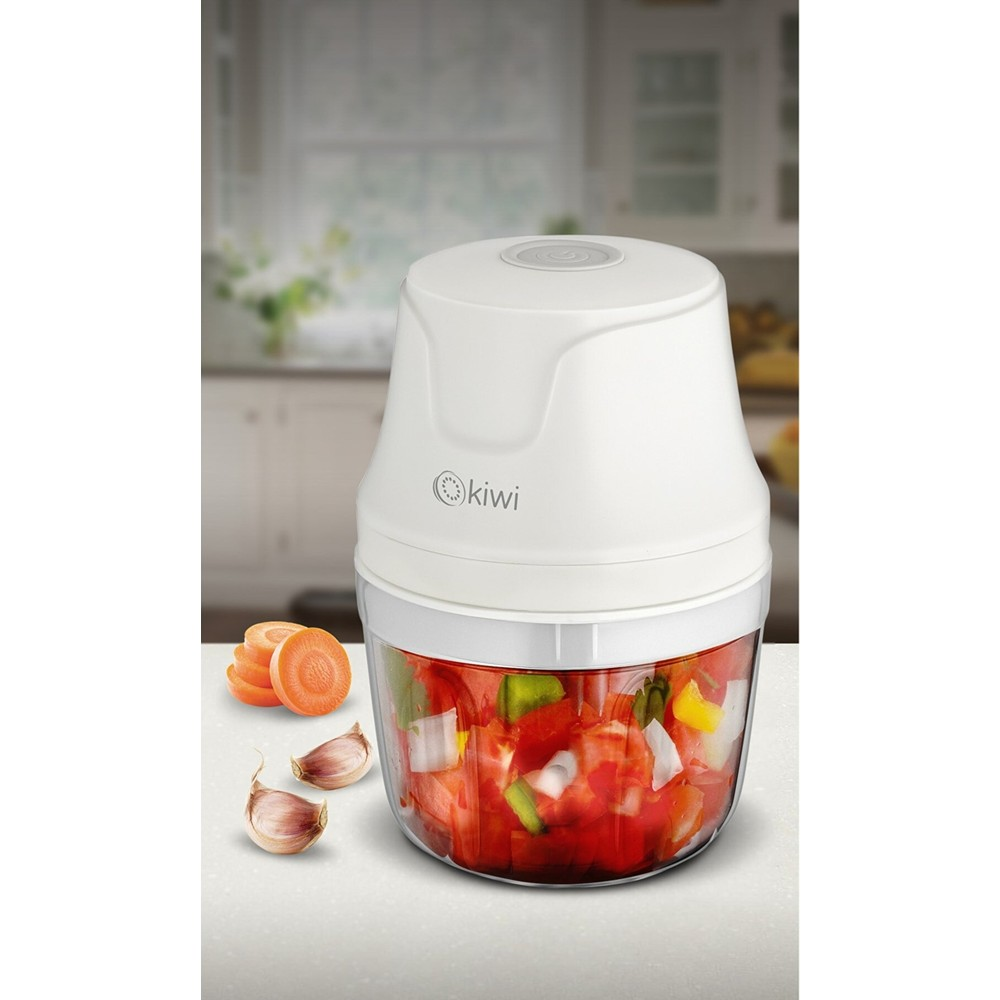 KIWI KC-8203 Şarjlı Doğrayıcı Doğrayıcı Beyaz