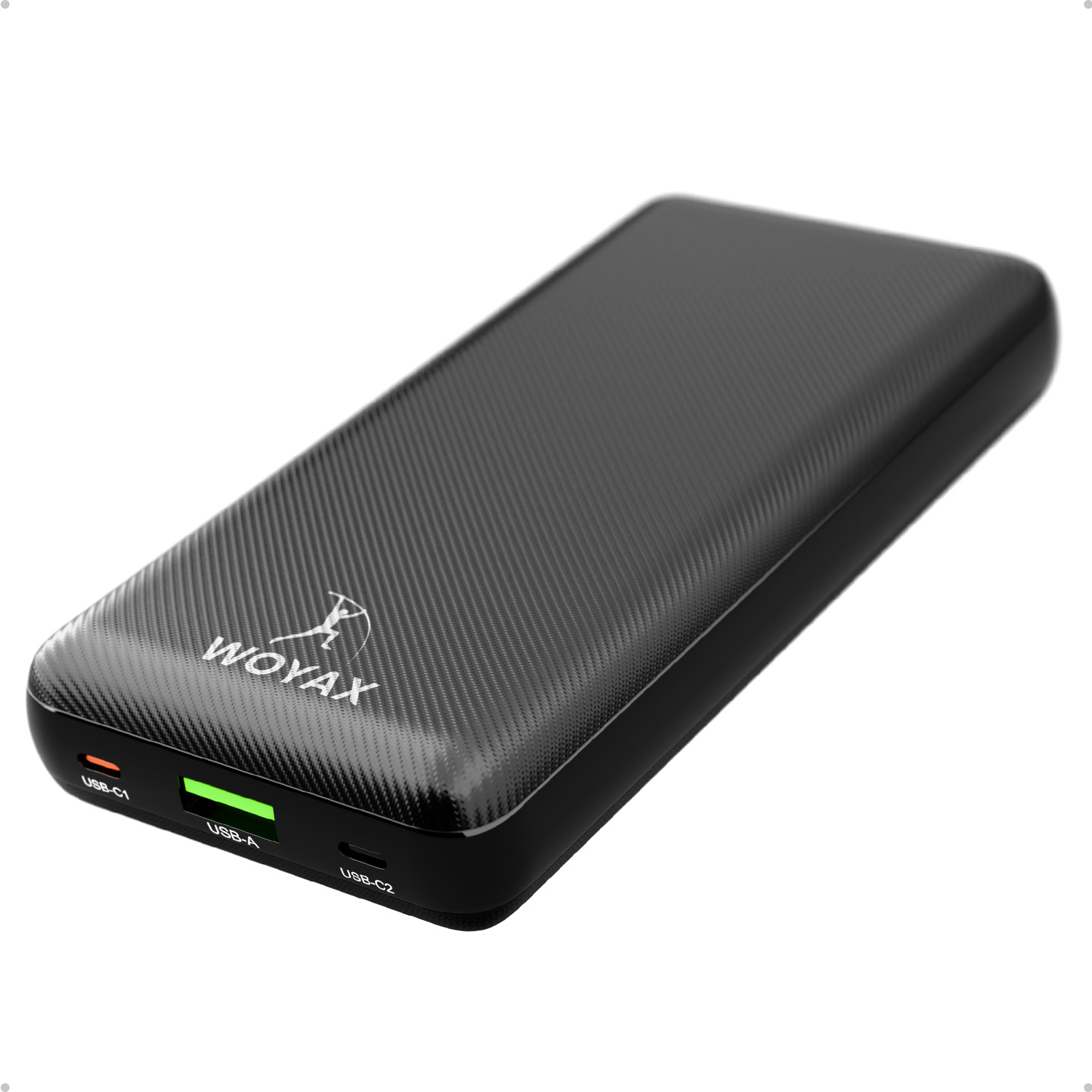 WOYAX 130W Süper Hızlı   Laptop Notebook Macbook Taşınabilir Şarj Cihazı 25000 mAh mAh Powerbank Siyah