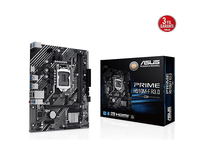 ASUS PRIME H510M-F R3.0-CSM H510 2xDDR4 1200Pin ASUS PRIME H510M-F