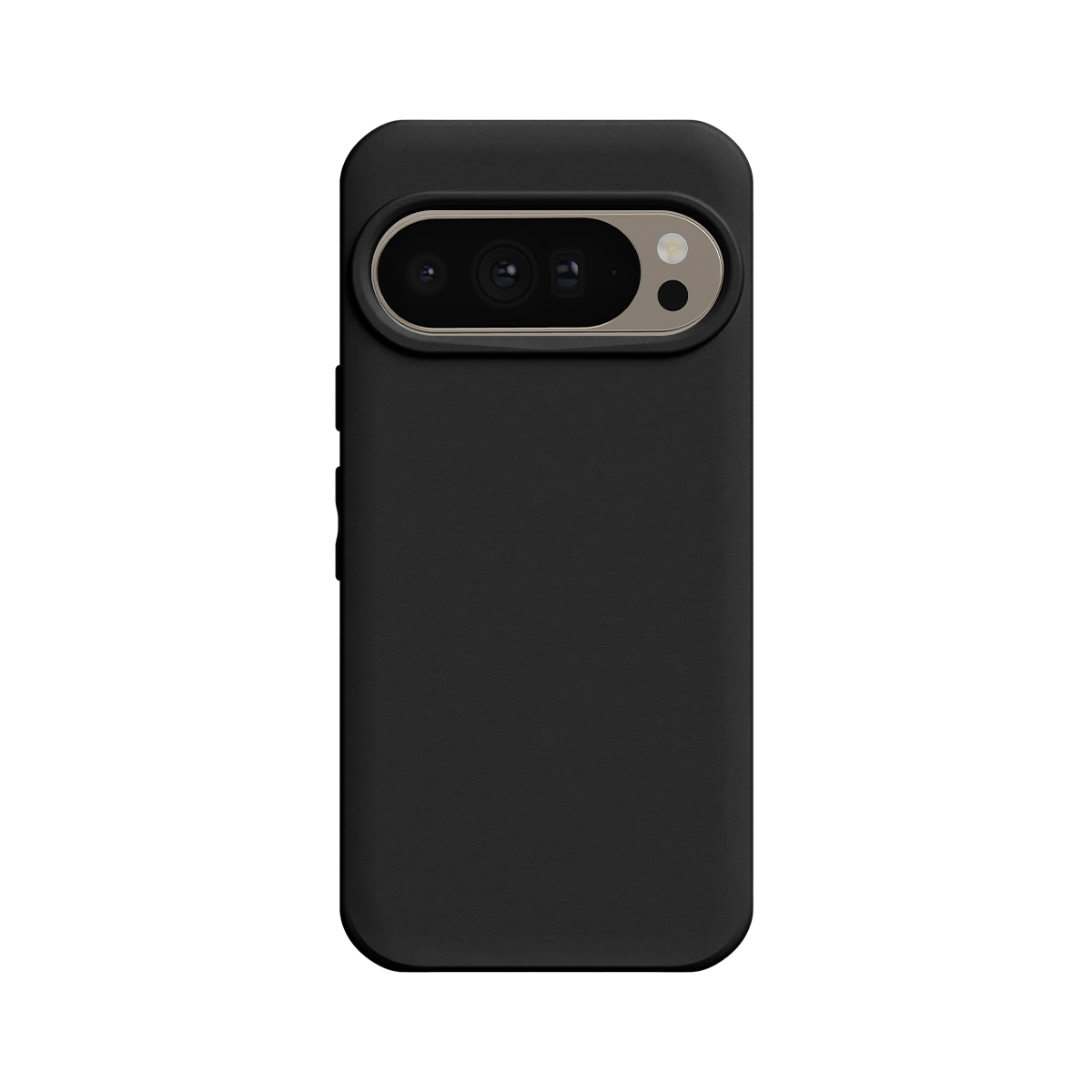 Smartphone noir avec unité caméra argentée et deux objectifs.