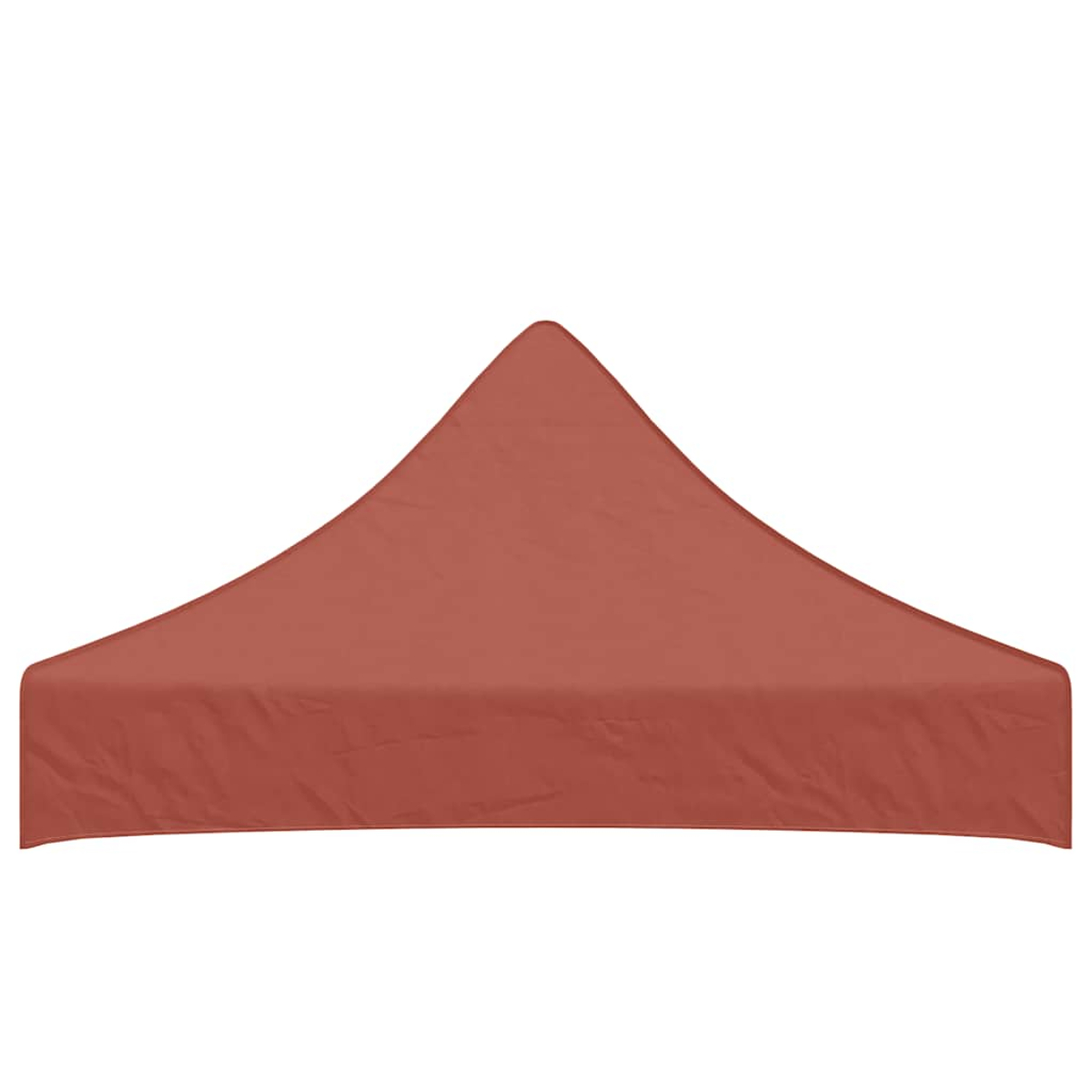 Tessuto del baldacchino della tenda rosso su sfondo bianco.