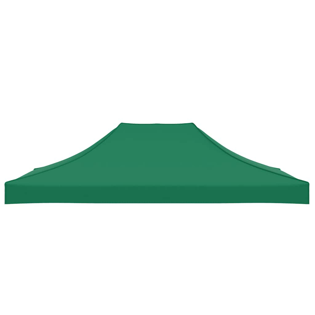 Tendalino verde per tenda, isolato su sfondo bianco.