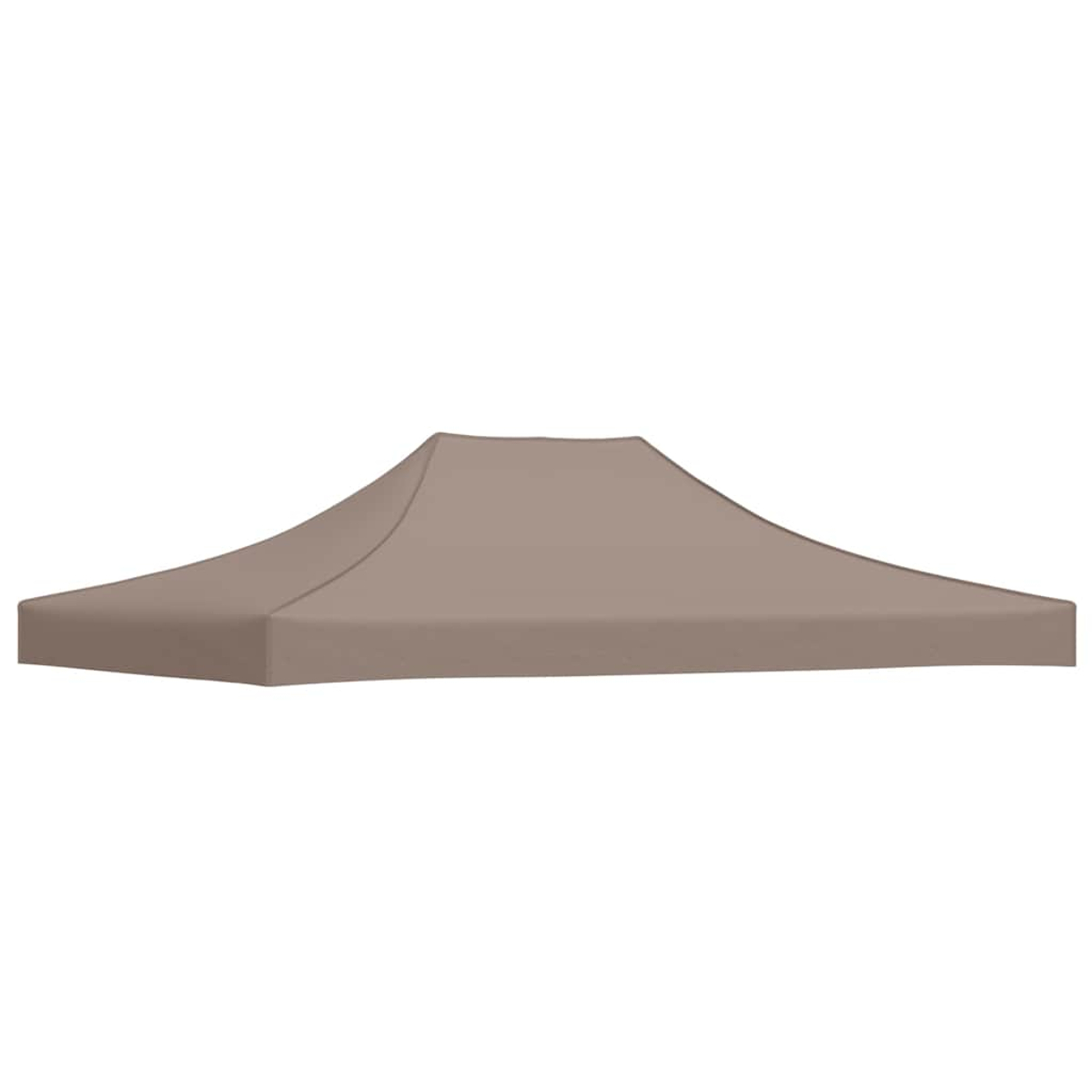 Una copertura marrone a forma curva, isolata su sfondo bianco.