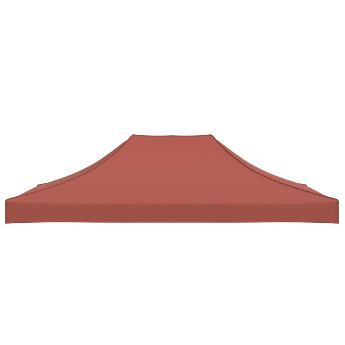 Tendalino per tenda rosso su sfondo bianco.