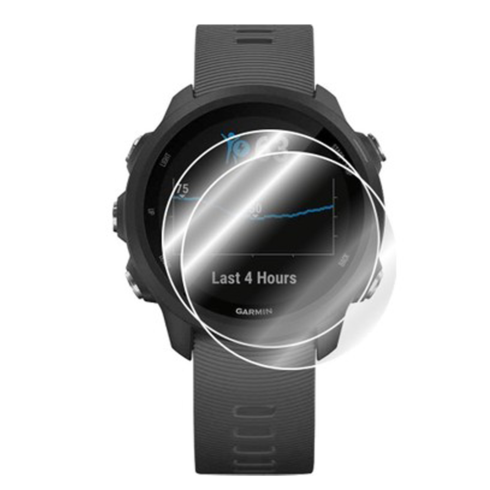 Son 4 saatin grafiğini gösteren gri bir Garmin akıllı saat.