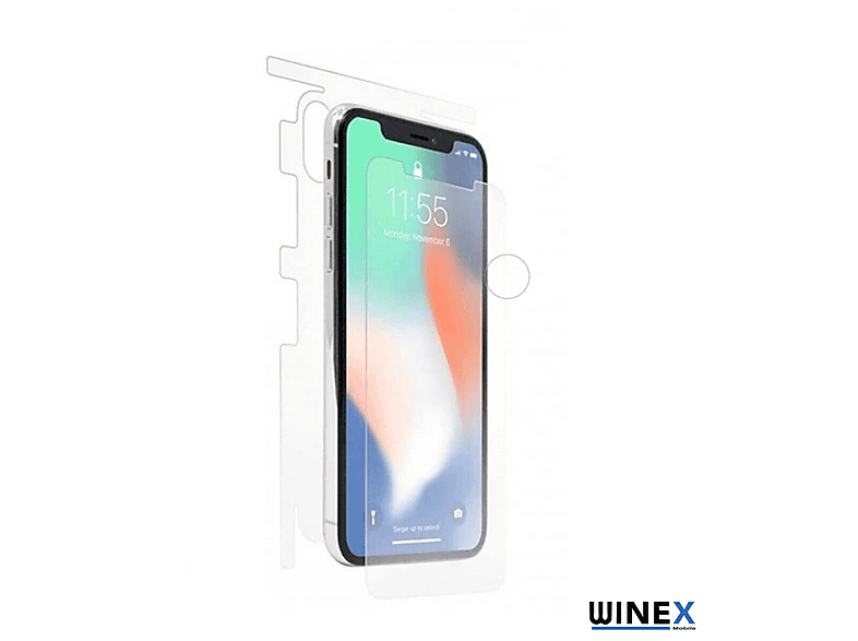 WINEX iPhone 14 Max Uyumlu Ön-Arka 360 Fullbody Darbe Emici