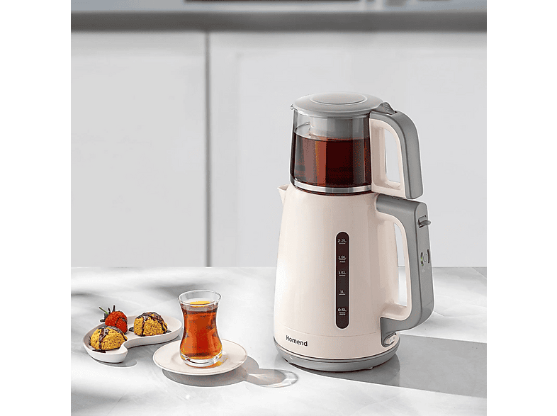 HOMEND Royaltea 1756H Plastik Çay Makinesi Beyaz