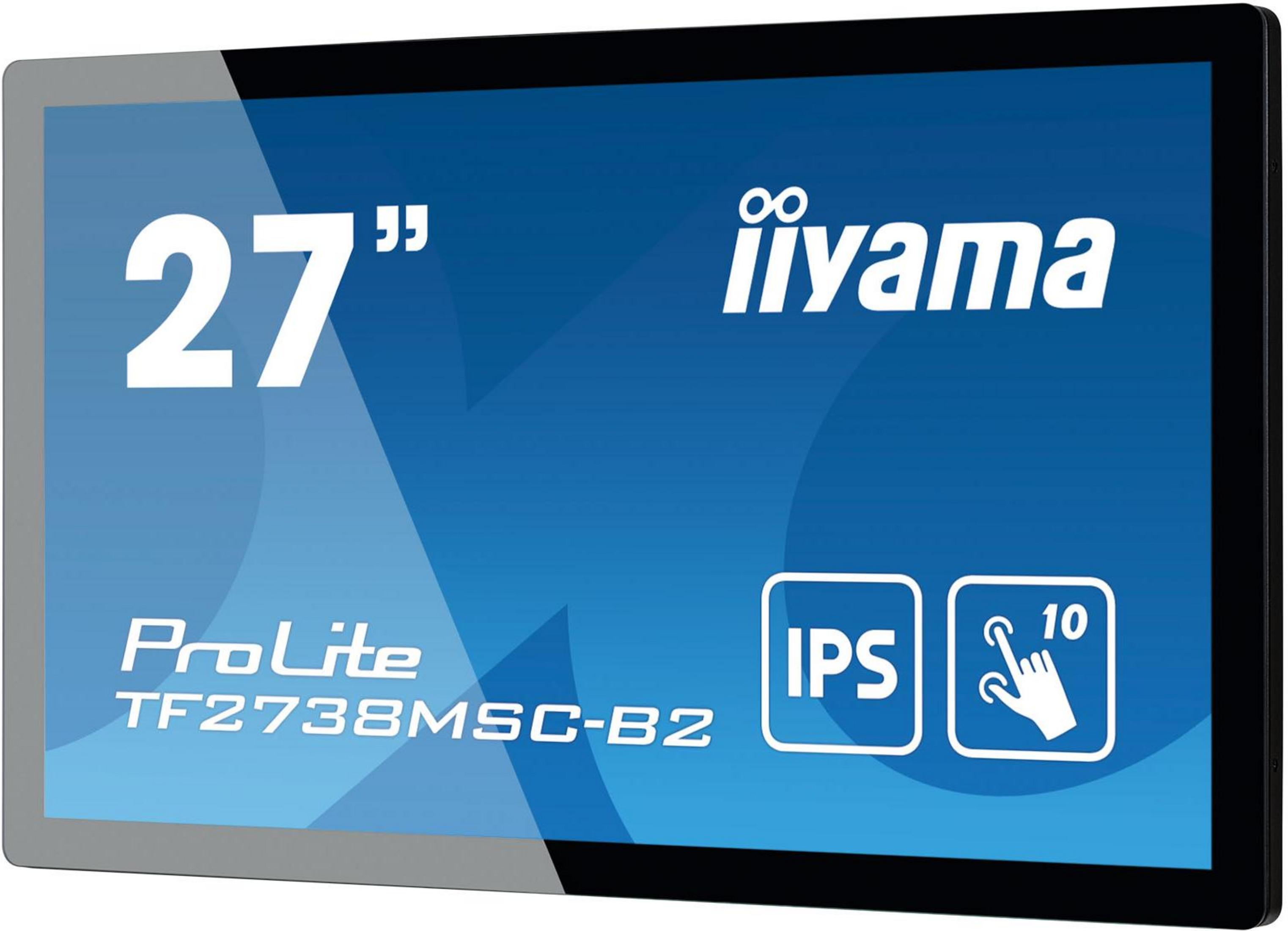 Moniteur tactile iiyama ProLite de 27 pouces avec technologie IPS.