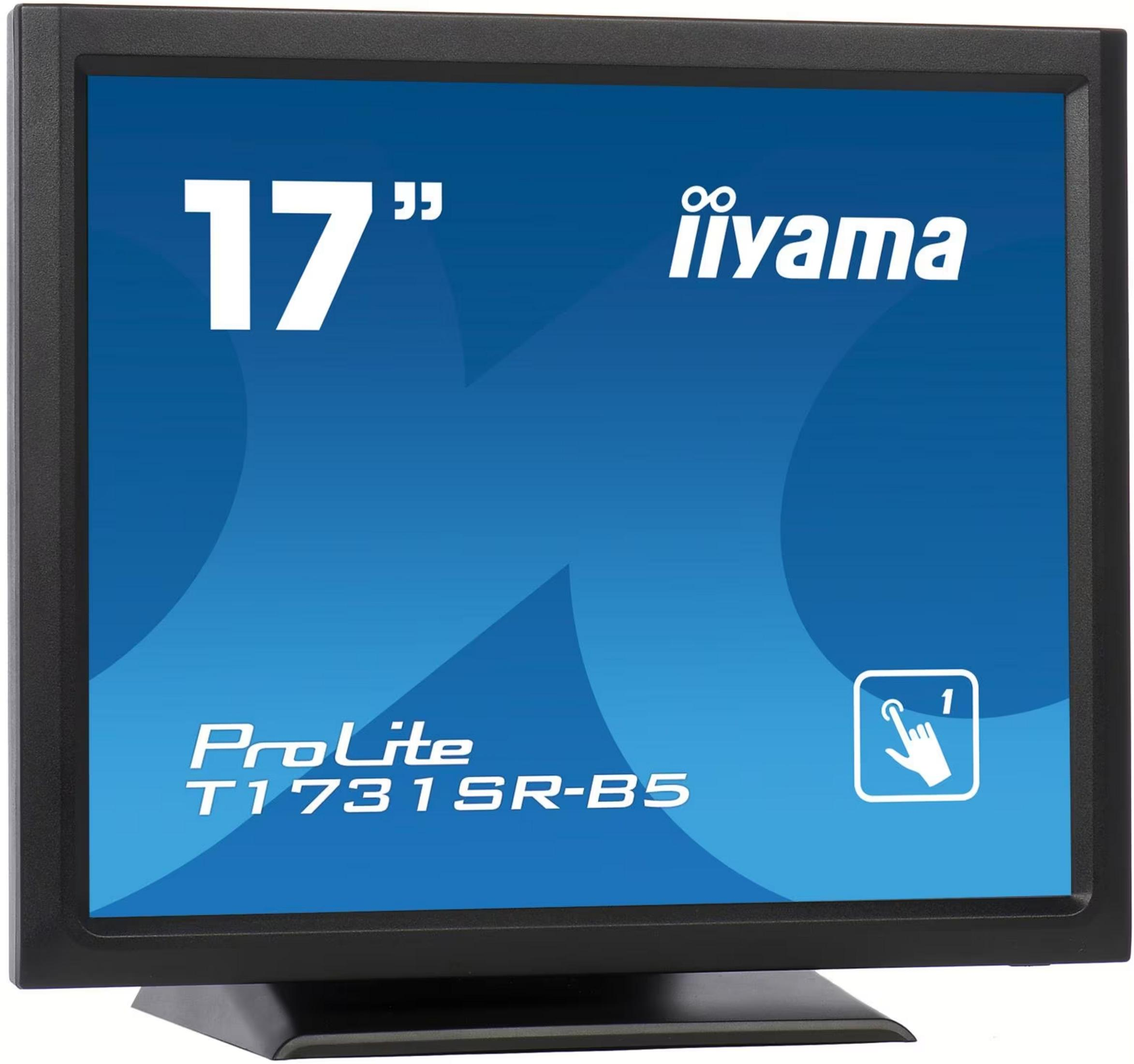 Un monitor touchscreen iiyama ProLite T1731SR-B5 da 17 pollici.