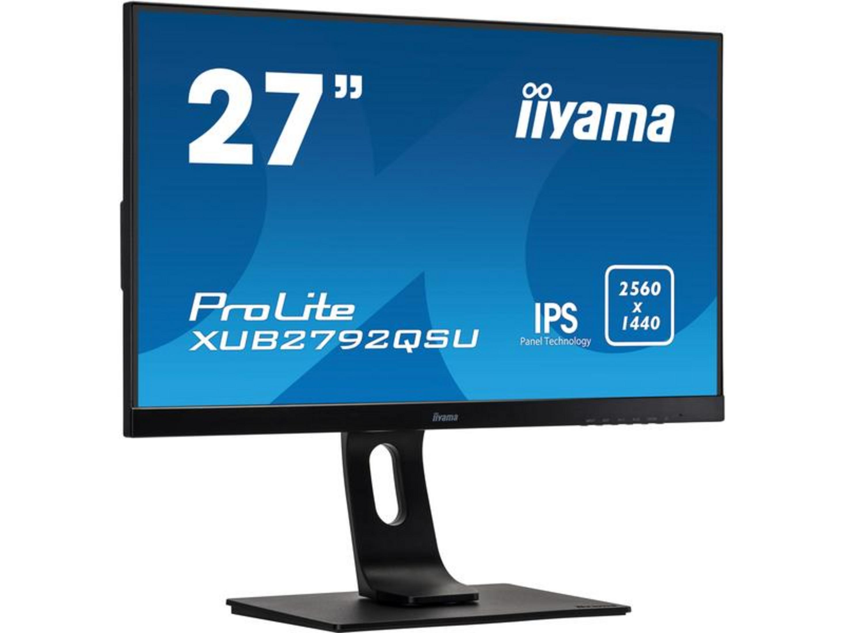Un monitor Iiyama de 27 pulgadas con tecnología de panel IPS y resolución 2560x1440.