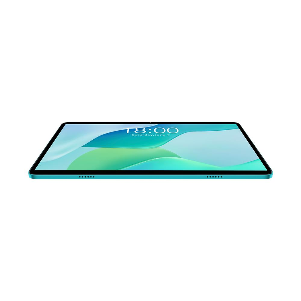 Turkuaz bir tablet 18:00 ve 7 Haziran Cumartesi tarihini gösteriyor.