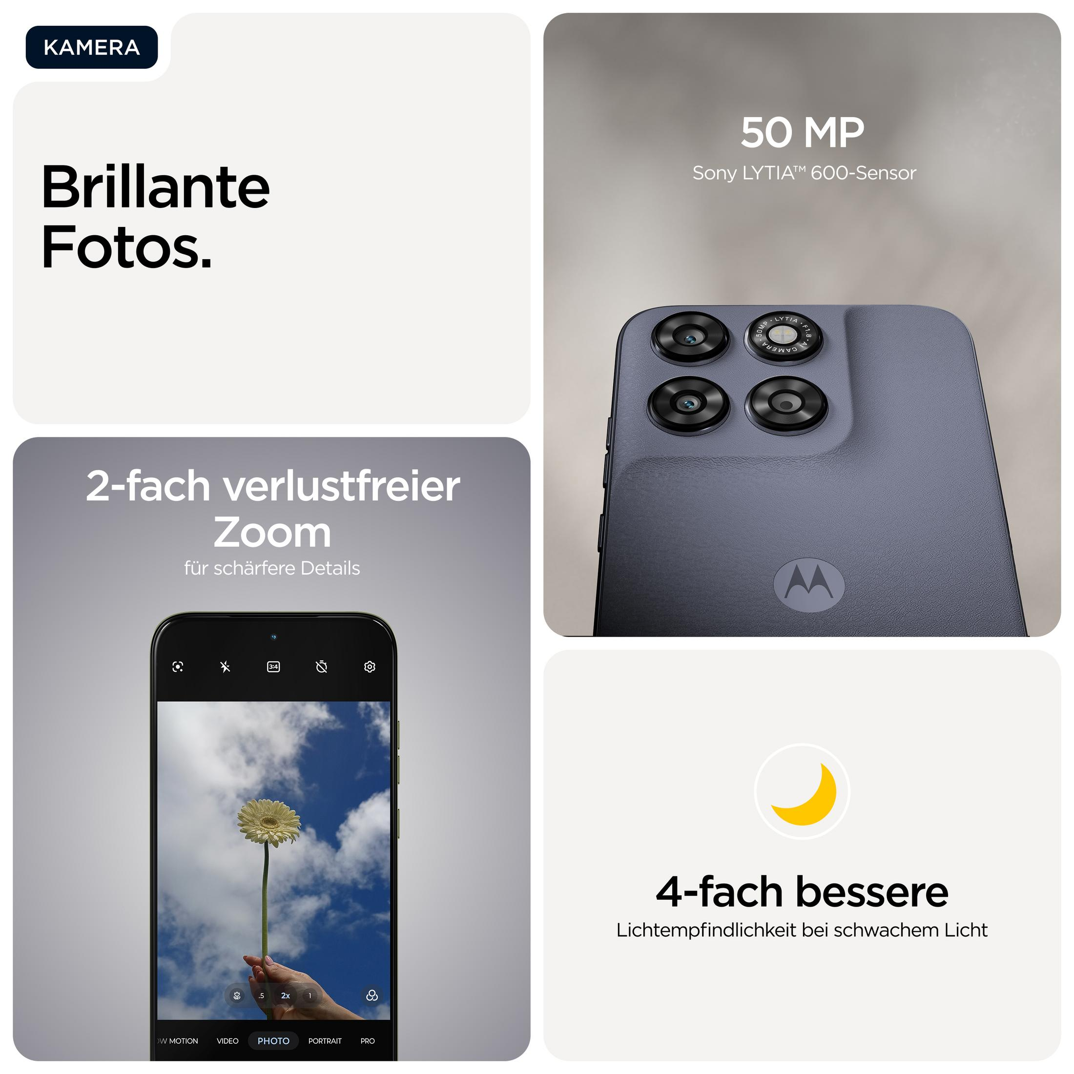 Aparat smartfona: Błyskotliwe zdjęcia, czujnik 50 MP, zoom 2x, tryb nocny.