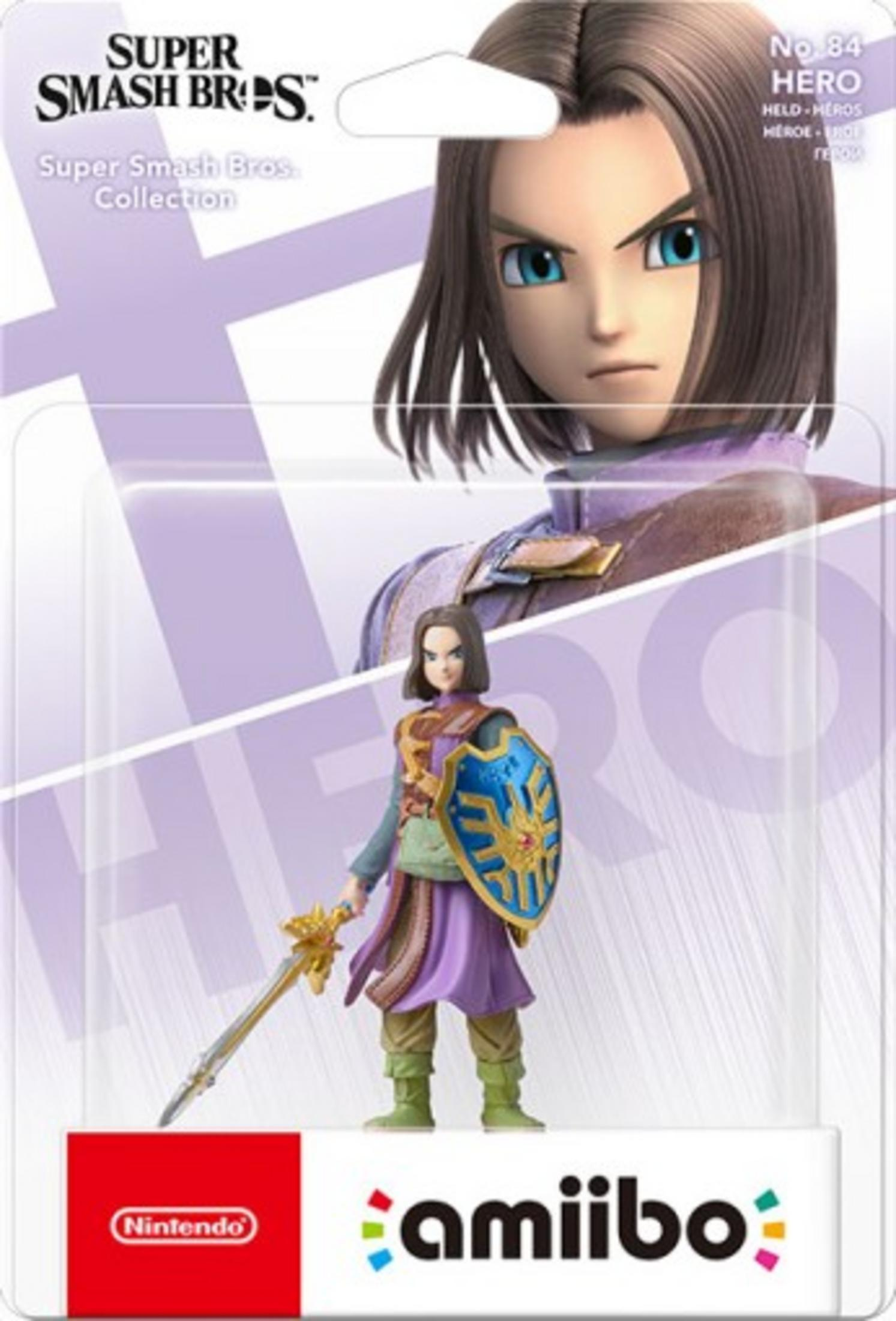 Figurka Amiibo Super Smash Bros. Bohatera z mieczem i tarczą.