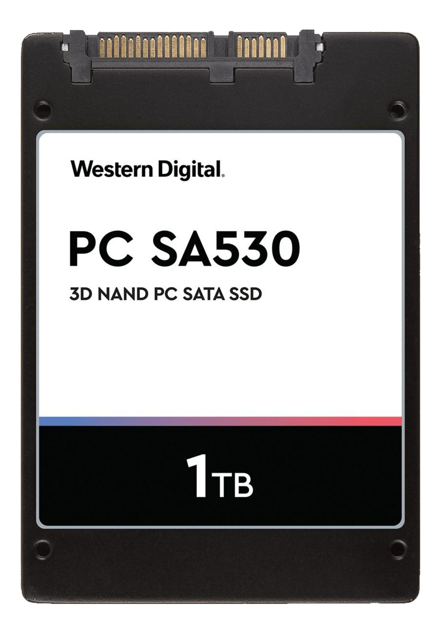 SSD SATA Western Digital PC SA530 1TB 3D NAND PC con connettore SATA.