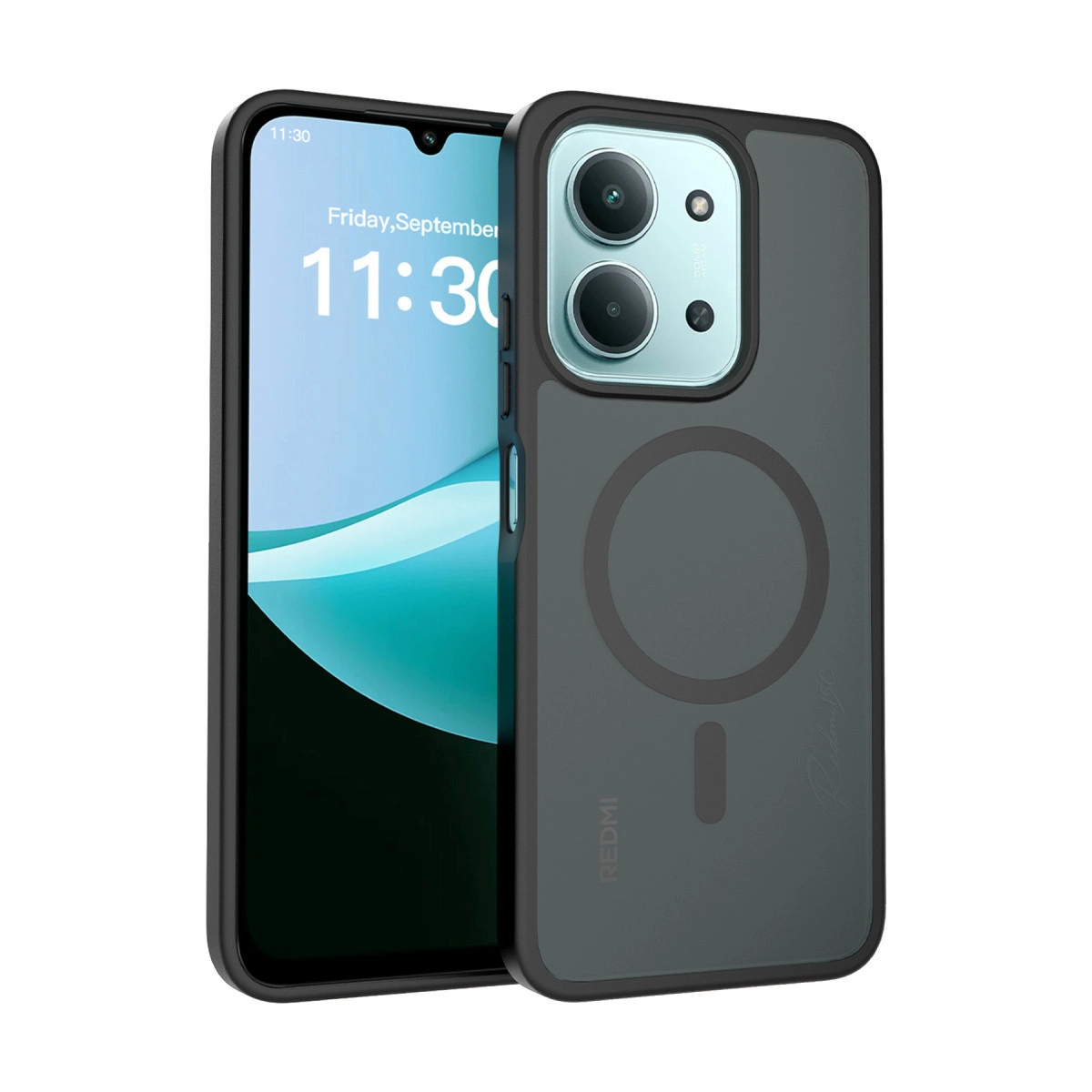 EVIMDEYOKYOK Joko Xiaomi Redmi 15C 4G Uyumlu Jota Magsafe Kapak Telefon Kılıfı Siyah