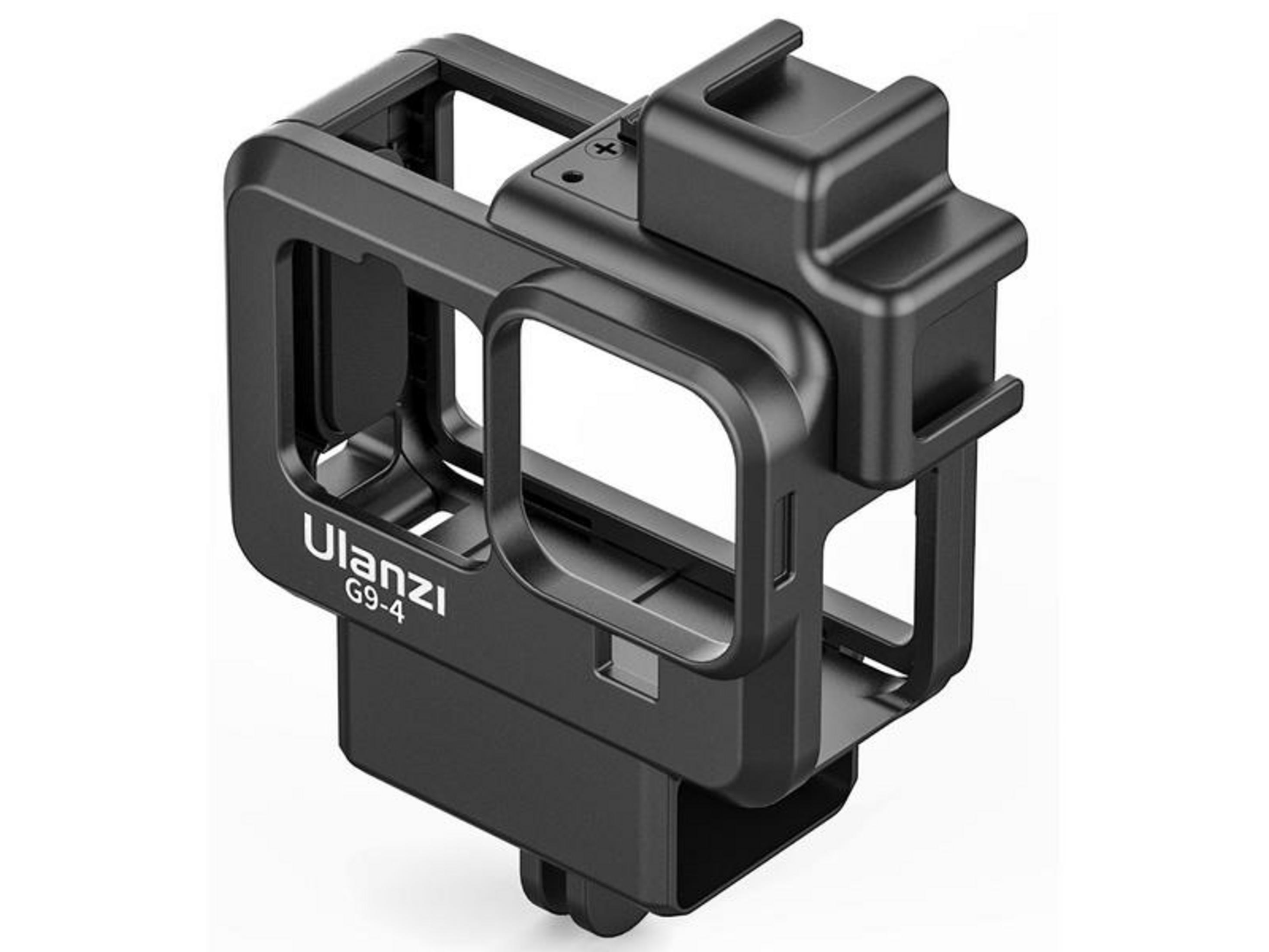 Czarna klatka na kamerę z logo Ulanzi G9-4, do GoPro.