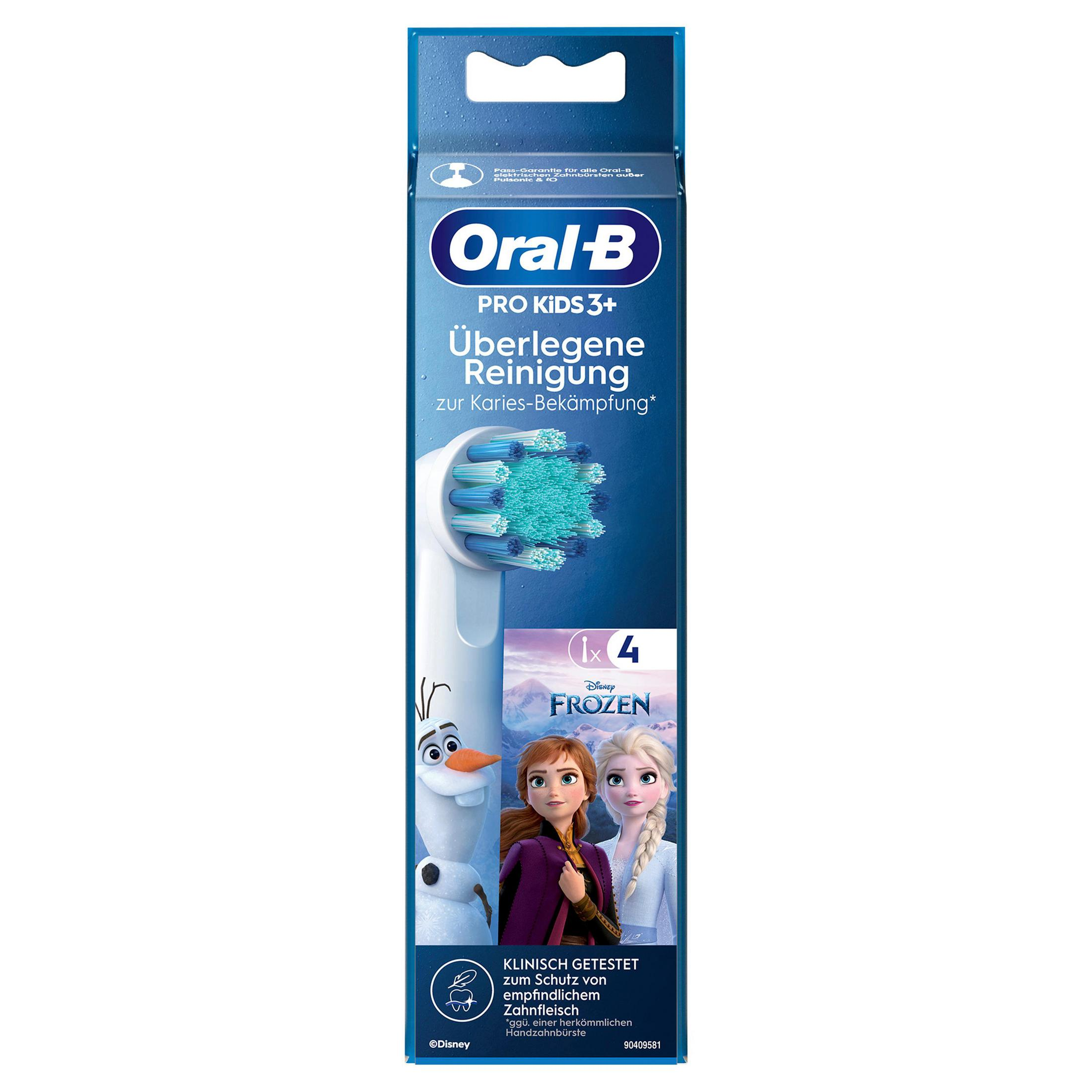 Końcówki do szczoteczki Oral-B Pro Kids 3+ z motywem Frozen, 4 szt.