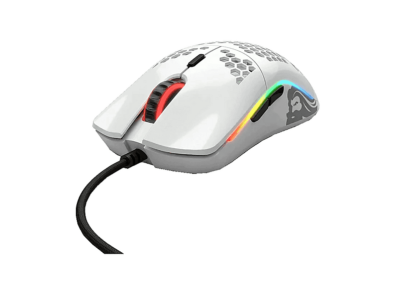 GLORIOUS PC GAMING RACE Model O Mat Orta Küçük El Rgb Kablolu Gaming Mouse Beyaz