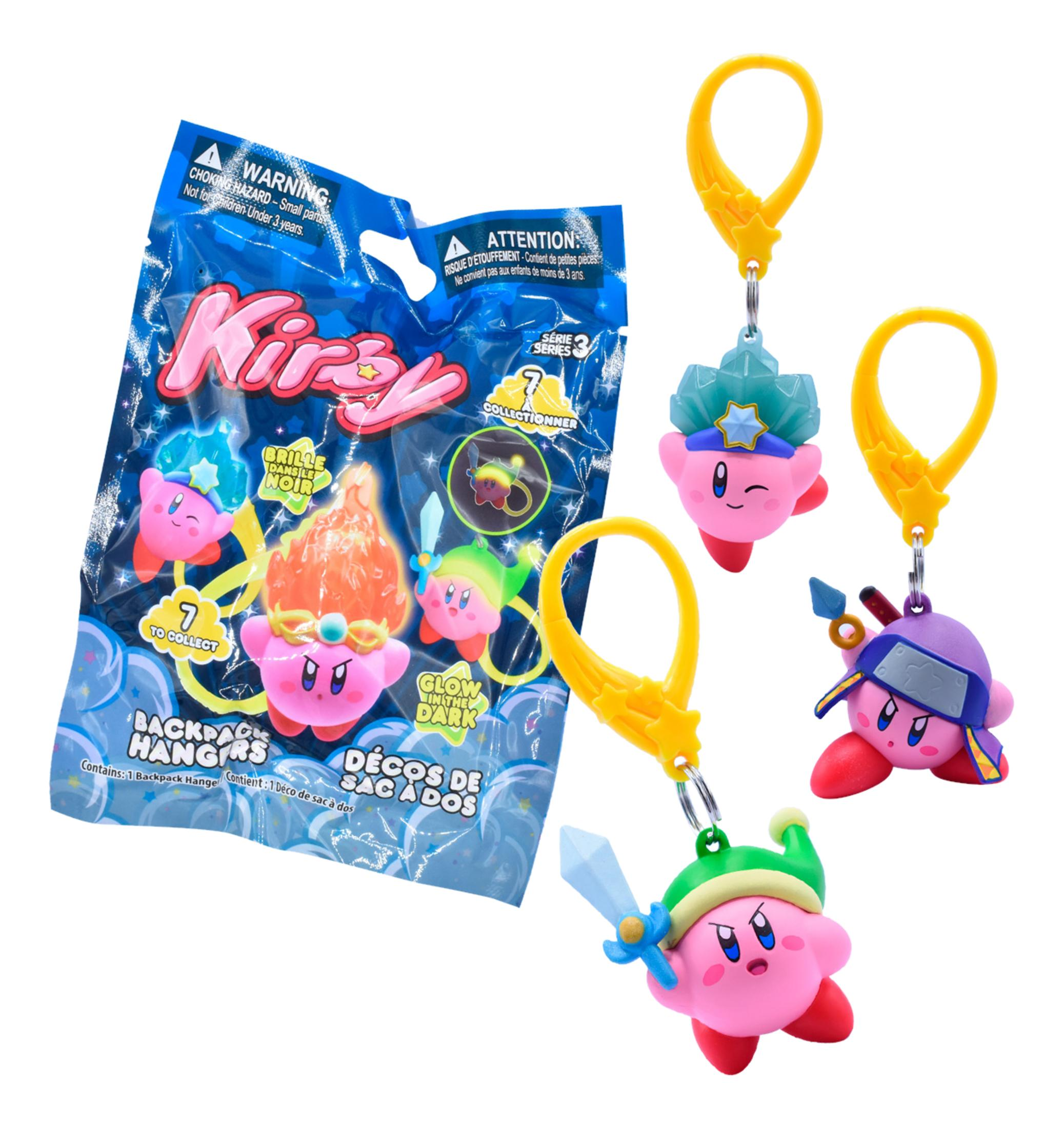 Kirby-Schlüsselanhänger im Beutel: Ein Wächter, ein Krieger und ein Sternenwächter.