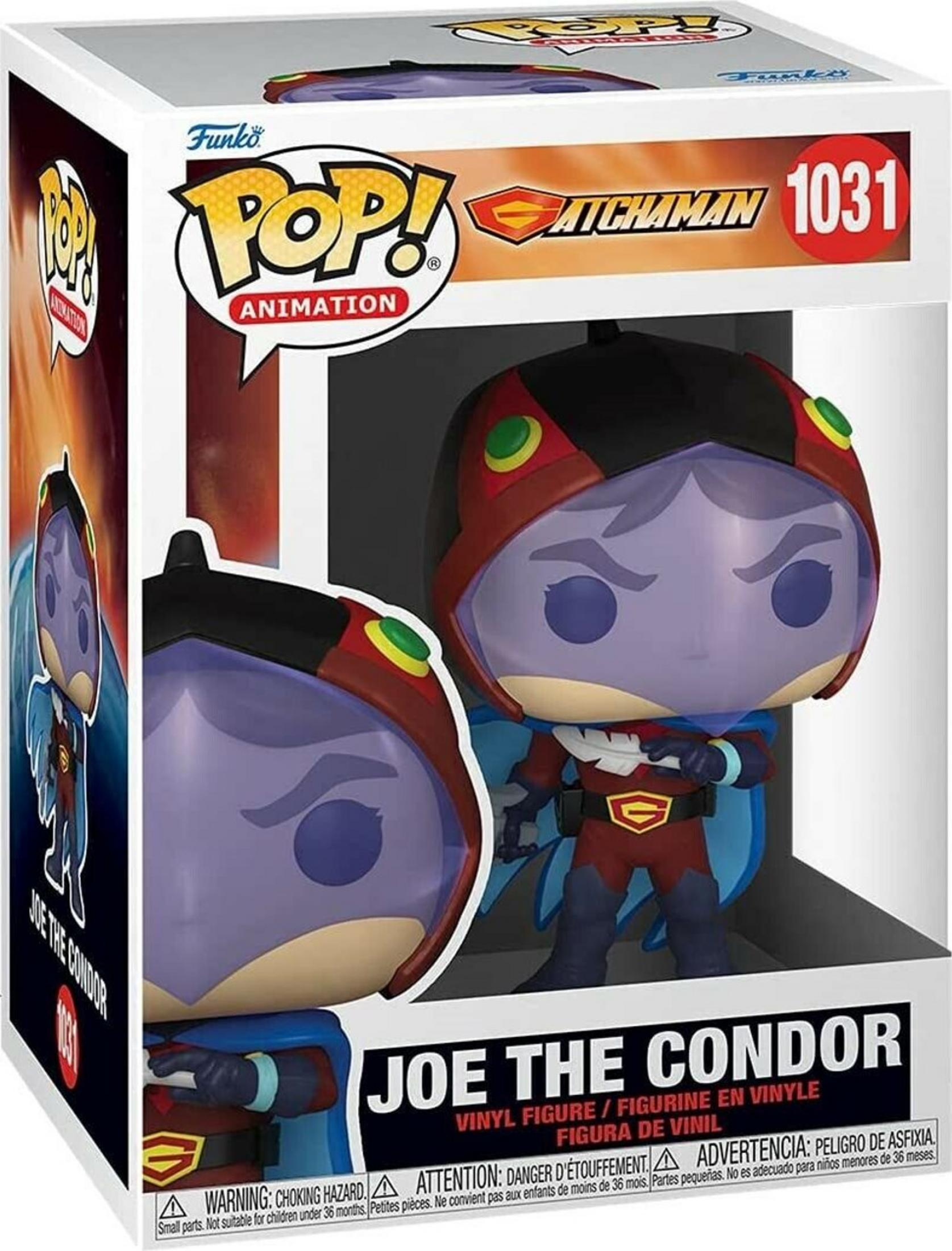 Funko Pop!-Figur von Joe dem Kondor, Nummer 1031, aus der Animation-Serie.