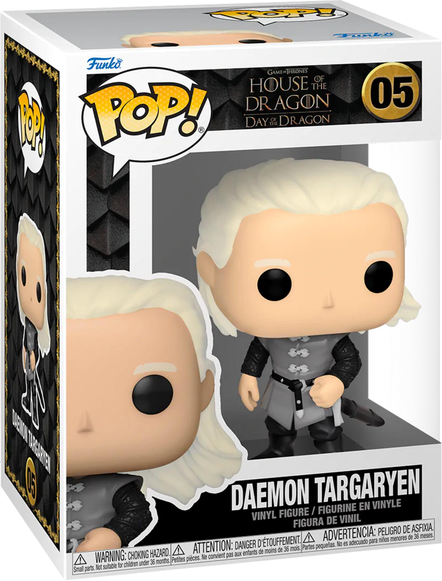 Funko Pop Figur von Daemon Targaryen aus House of the Dragon.