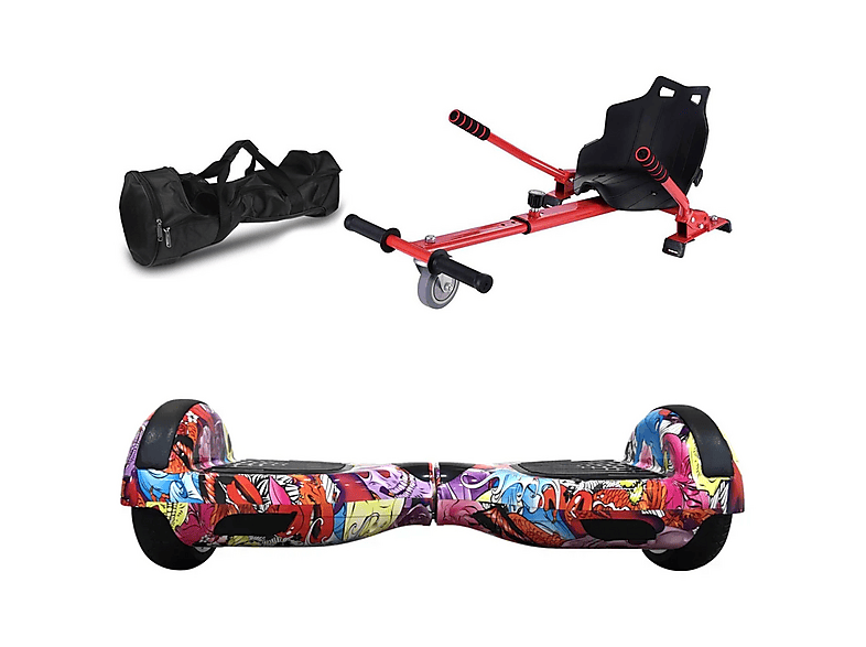 CITYMATE Elektrikli Kaykay Akıllı Denge 6.5" Hoverkart Çanta Extrem Paket D16 Hoverboard