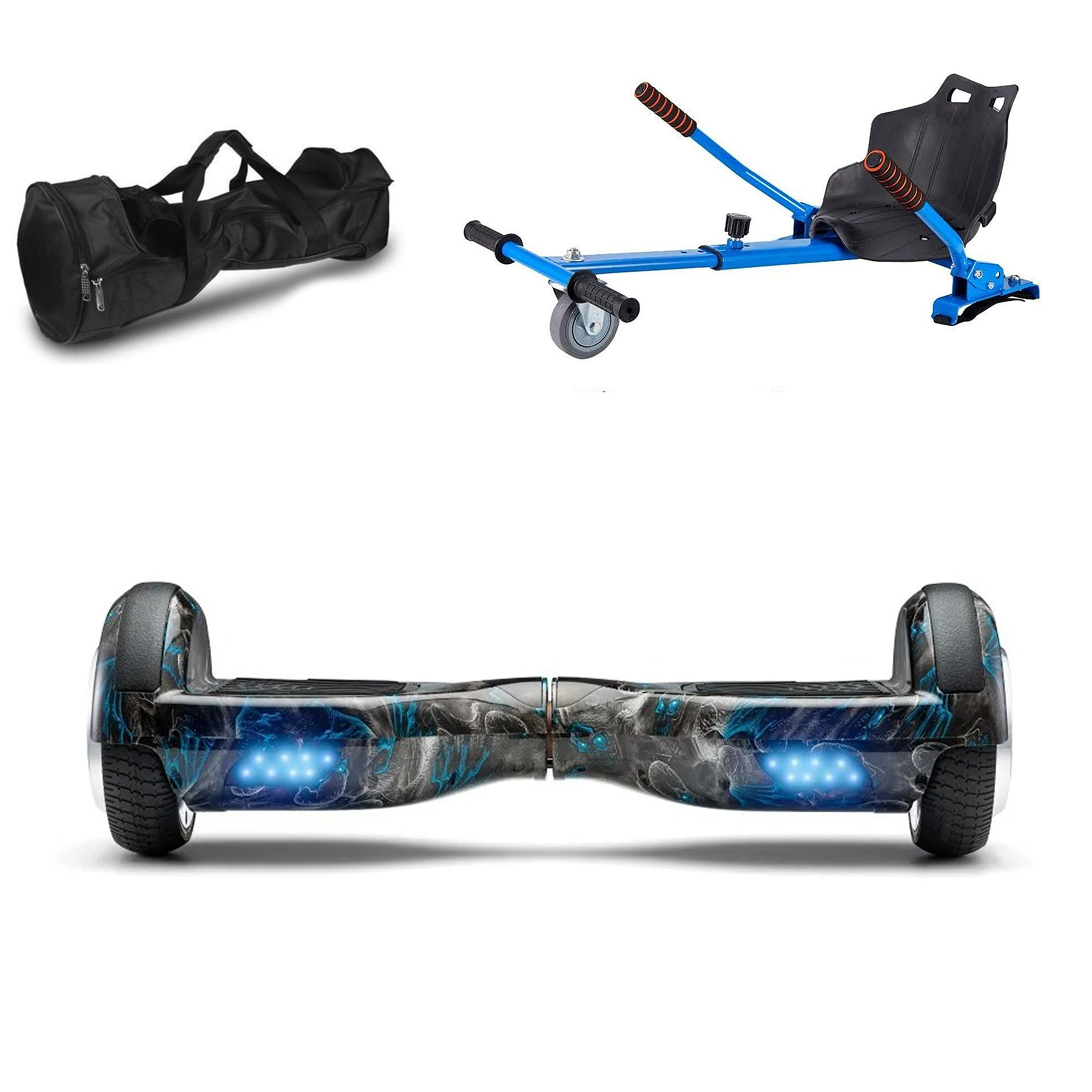 CITYMATE Elektrikli Kaykay Akıllı Denge 6.5" Hoverkart Çanta Extrem Paket D18 Hoverboard