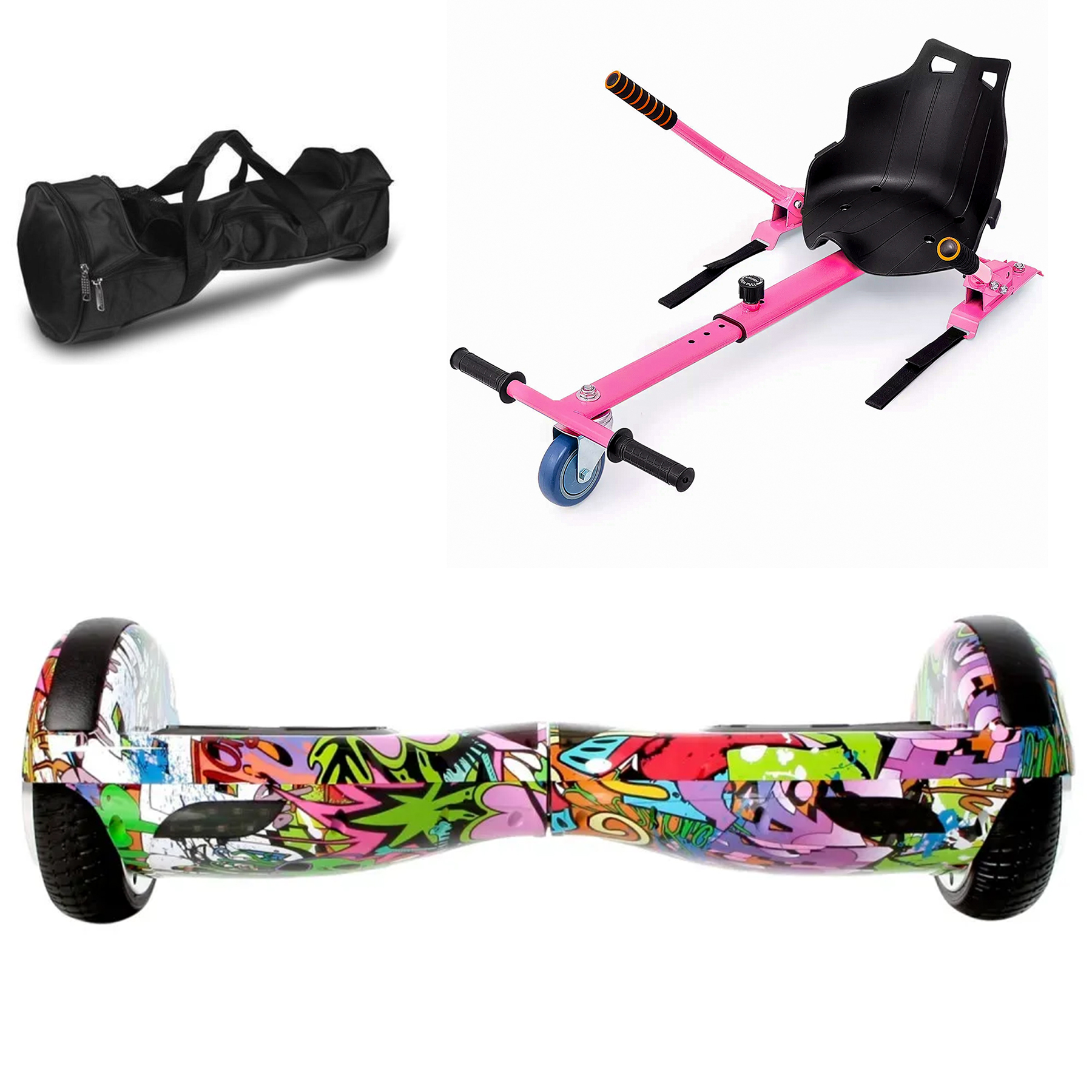 CITYMATE Elektrikli Kaykay Akıllı Denge 6.5" Hoverkart Çanta Extrem Paket D04 Hoverboard