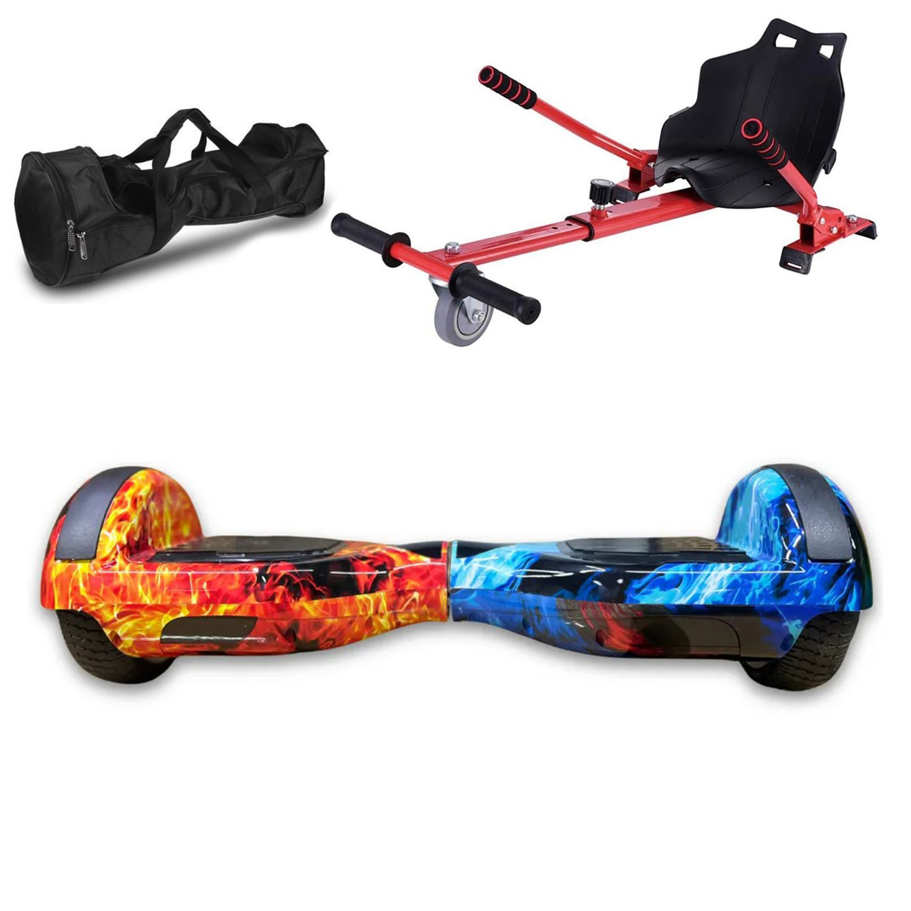 CITYMATE Elektrikli Kaykay Akıllı Denge 6.5" Hoverkart Çanta Extrem Paket D10 Hoverboard